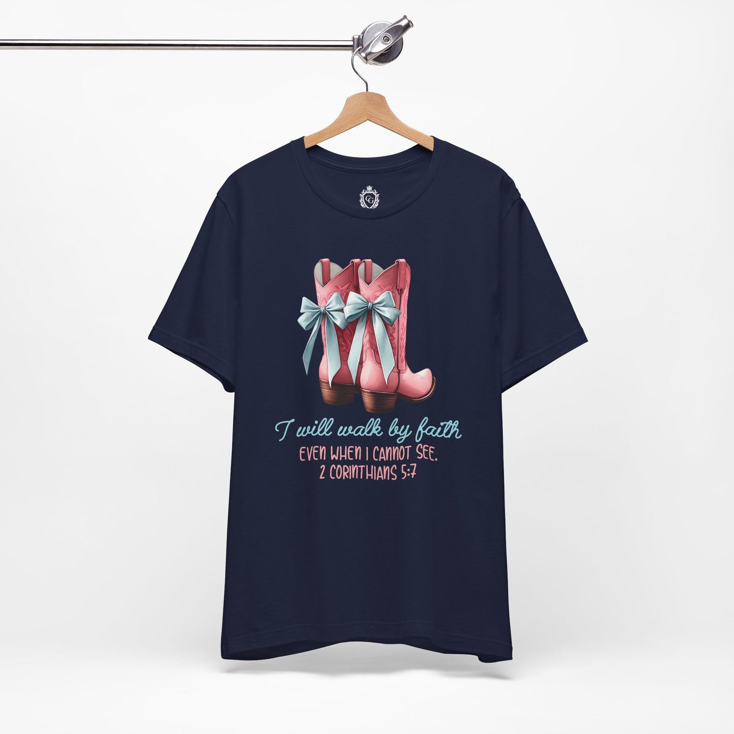 Walk By Faith Jersey Short Sleeve Tee