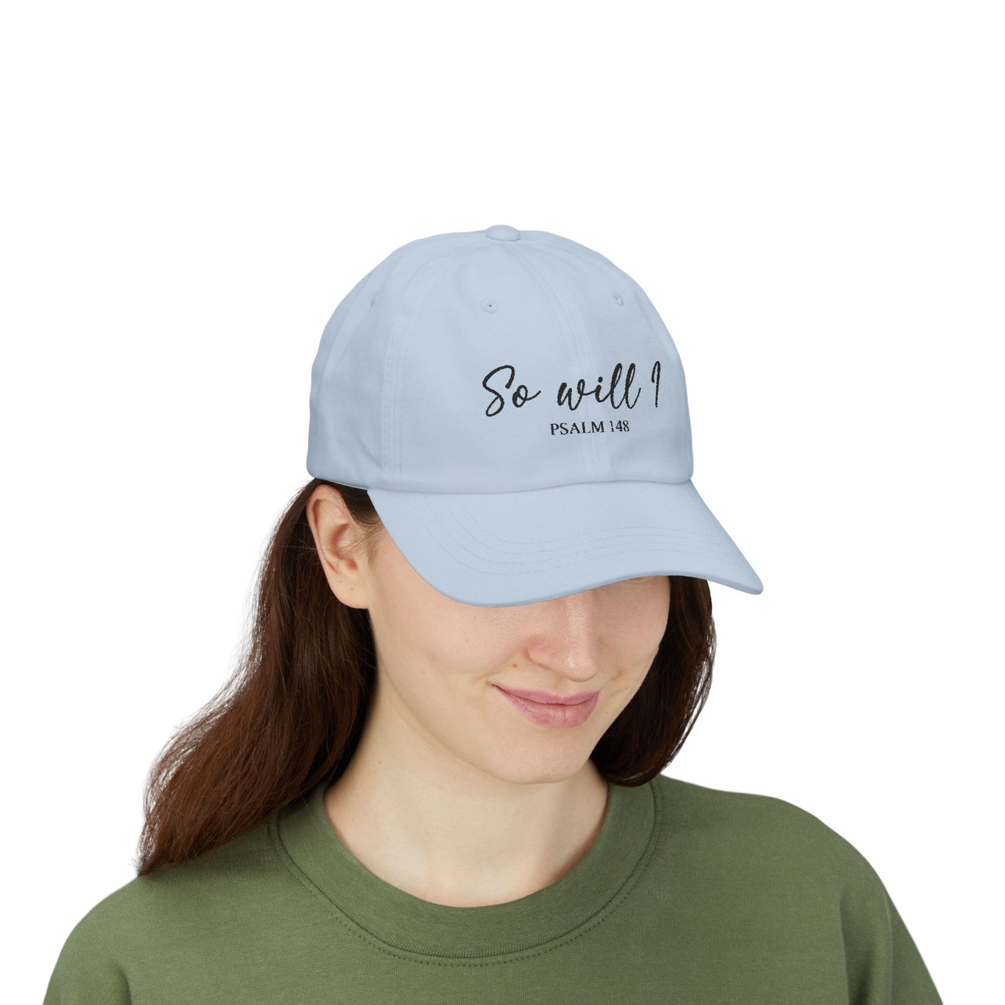 So Will I Embroidered Cap