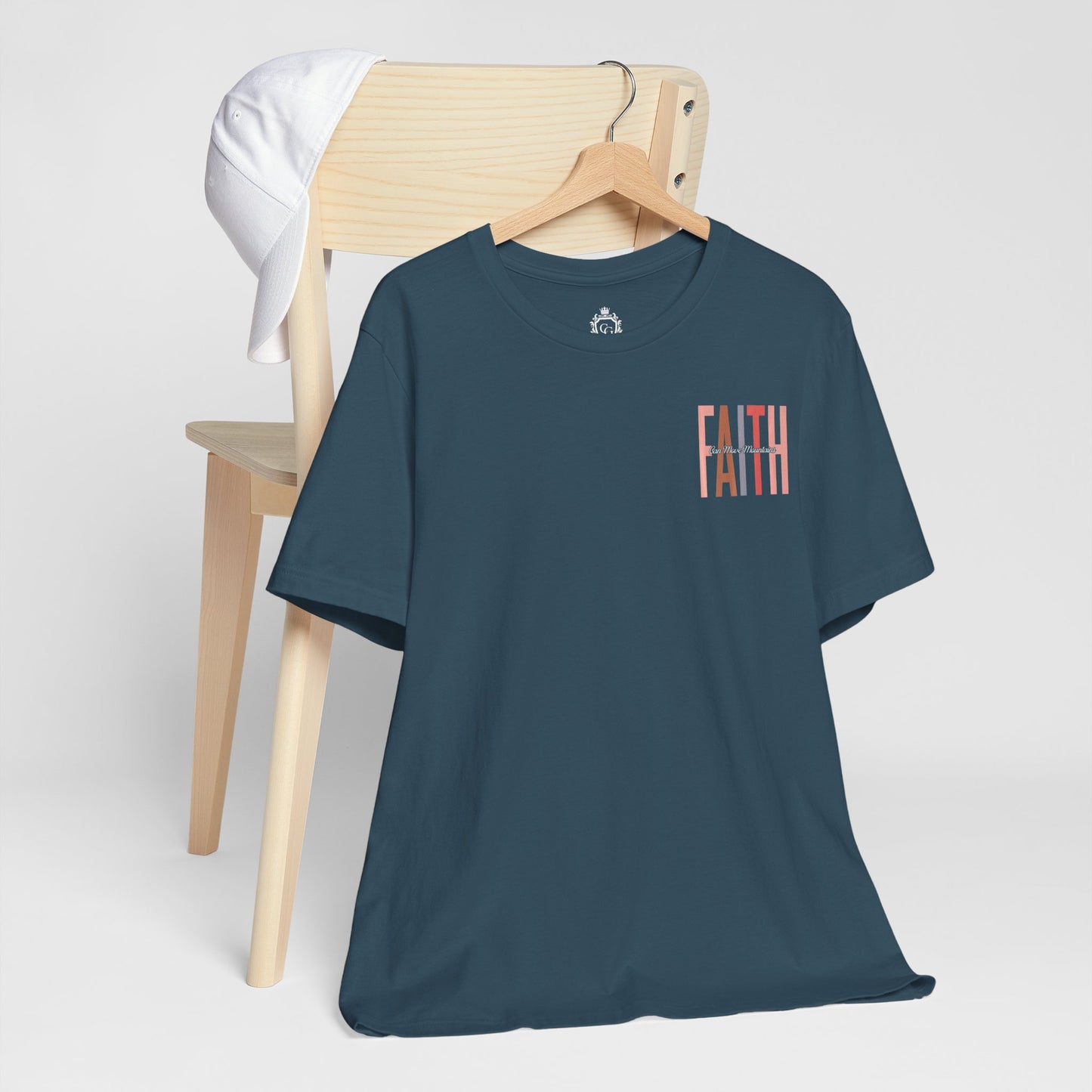 Faith Can Move Mountains Jersey Short Sleeve Tee