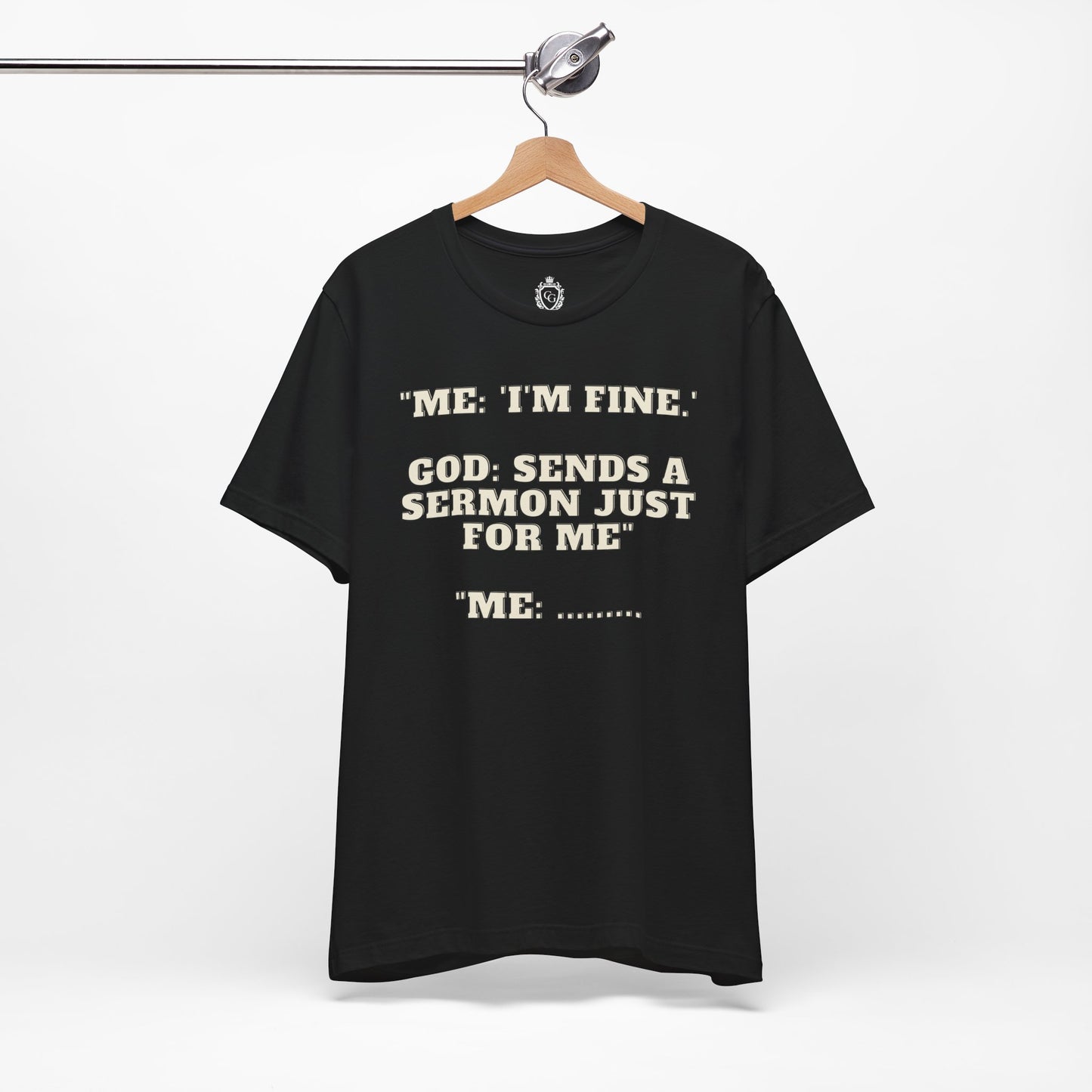 Sermon Just For Me Jersey Short Sleeve Tee