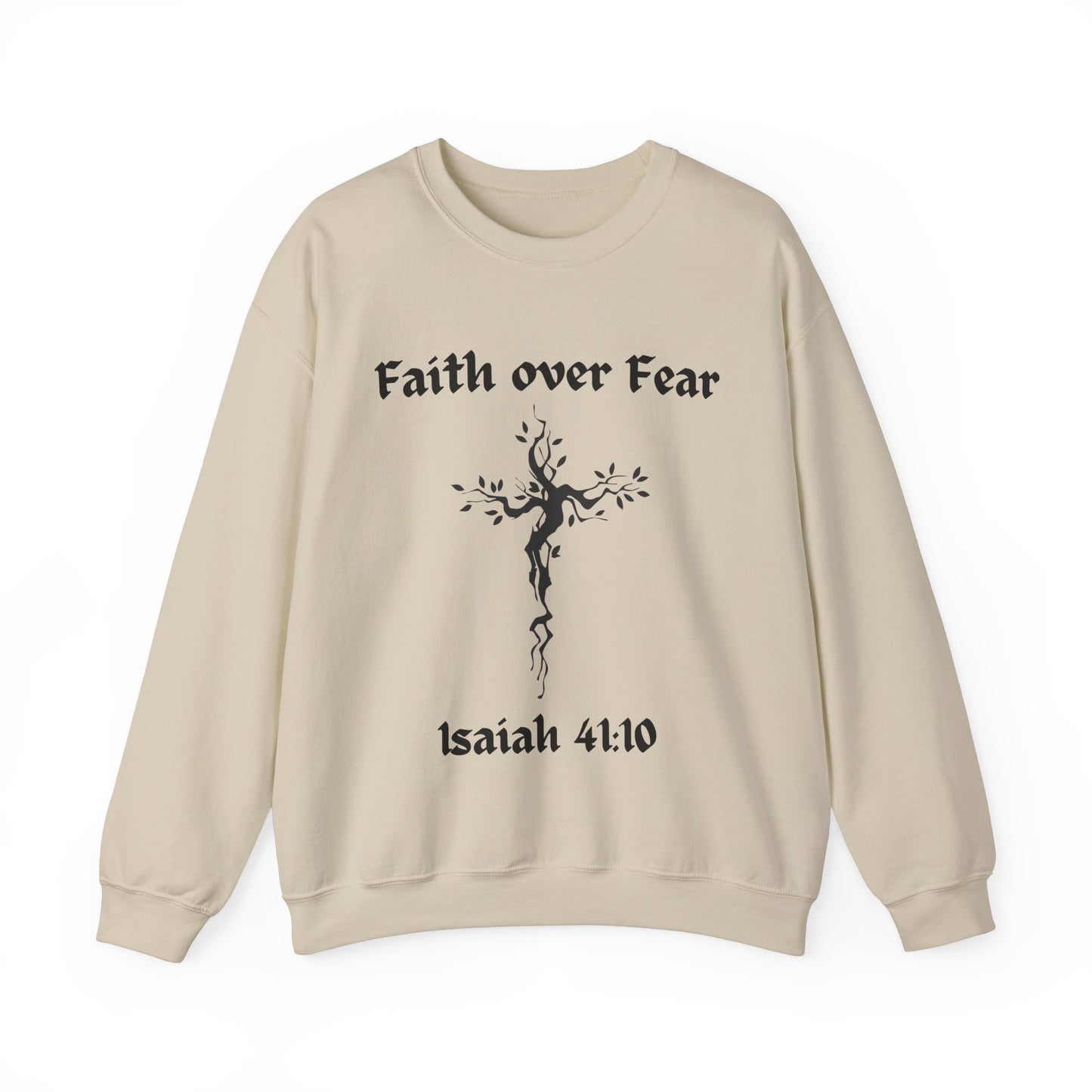 Faith over Fear Heavy Blend™ Crewneck Sweatshirt