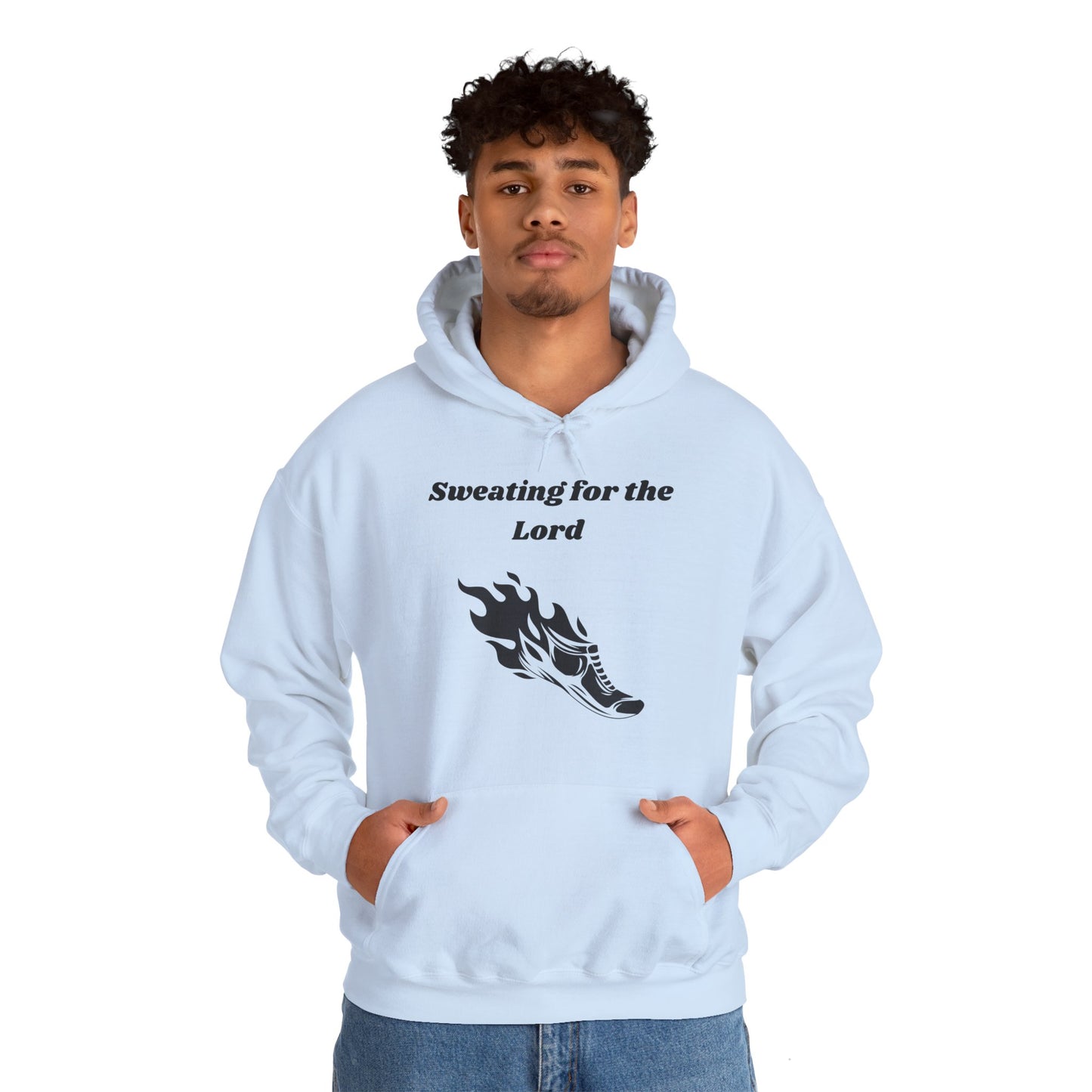 Sweating For The Lord Heavy Blend™ Hooded Sweatshirt