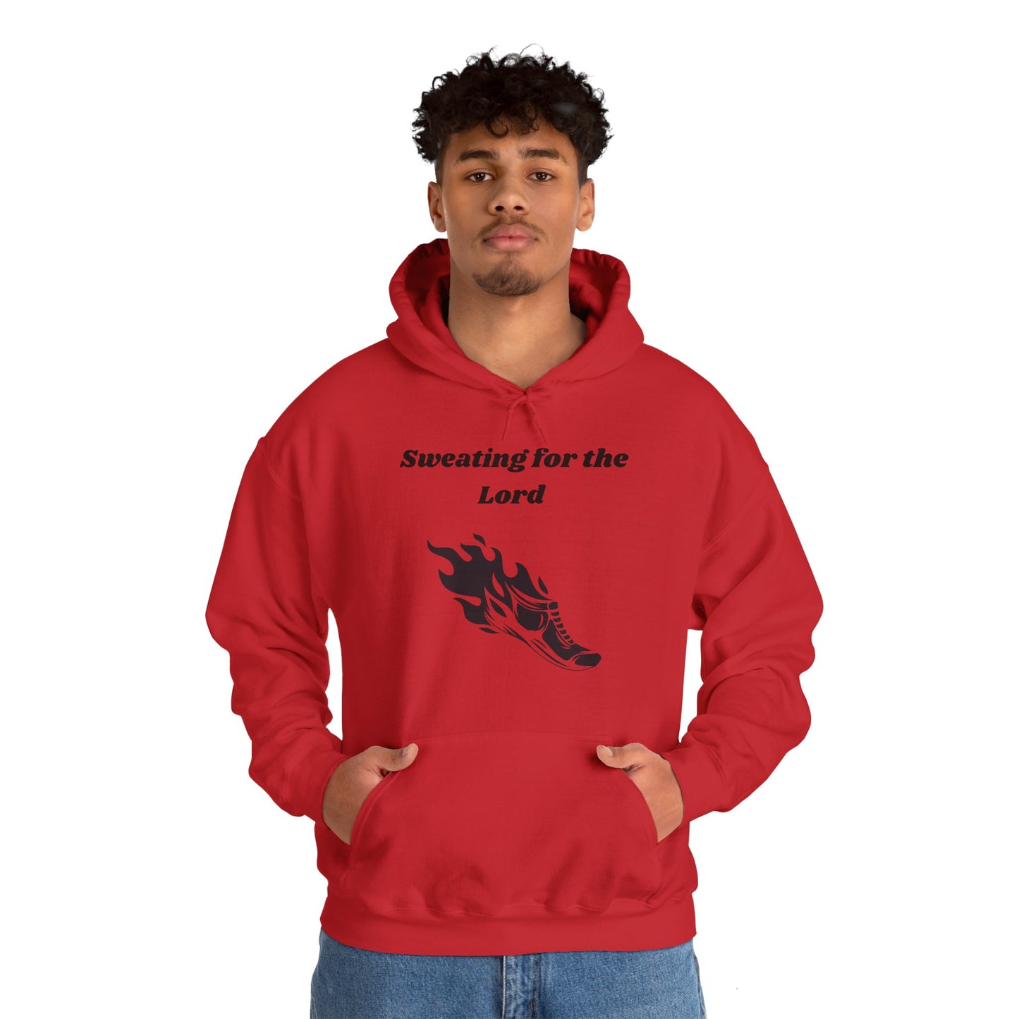 Sweating For The Lord Heavy Blend™ Hooded Sweatshirt