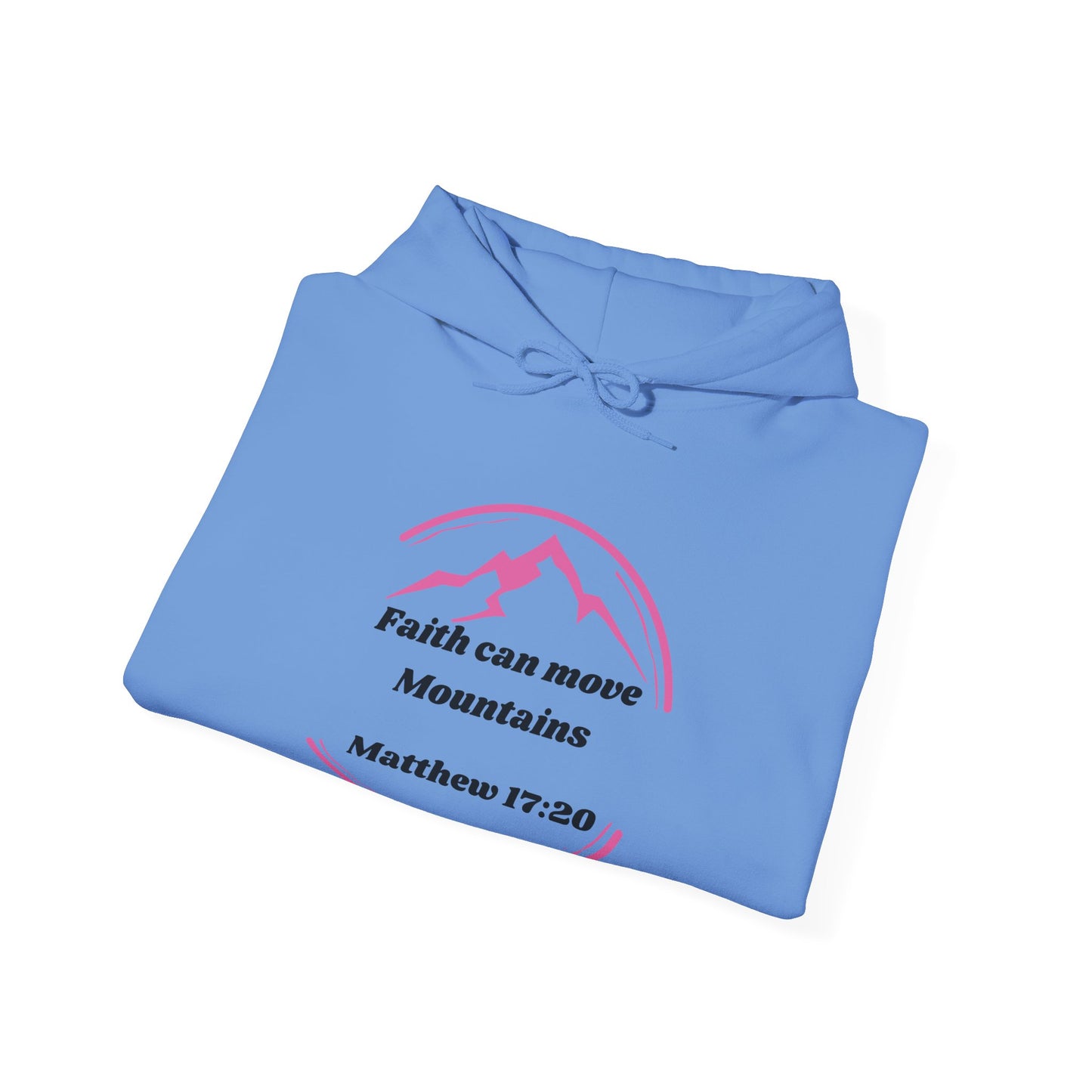 Faith Can Move Mountains Heavy Blend™ Hooded Sweatshirt