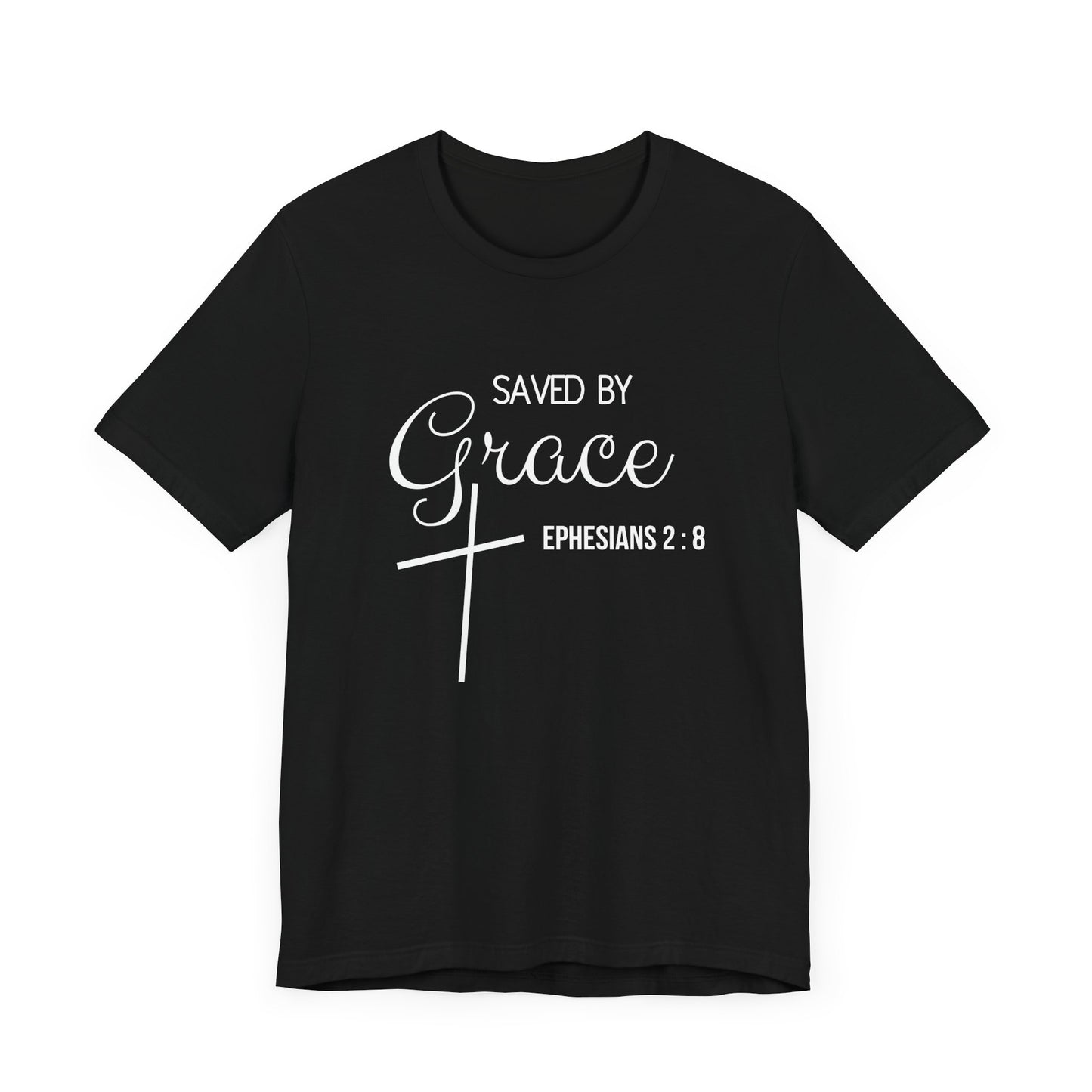 Saved By Grace Jersey Short Sleeve Tee