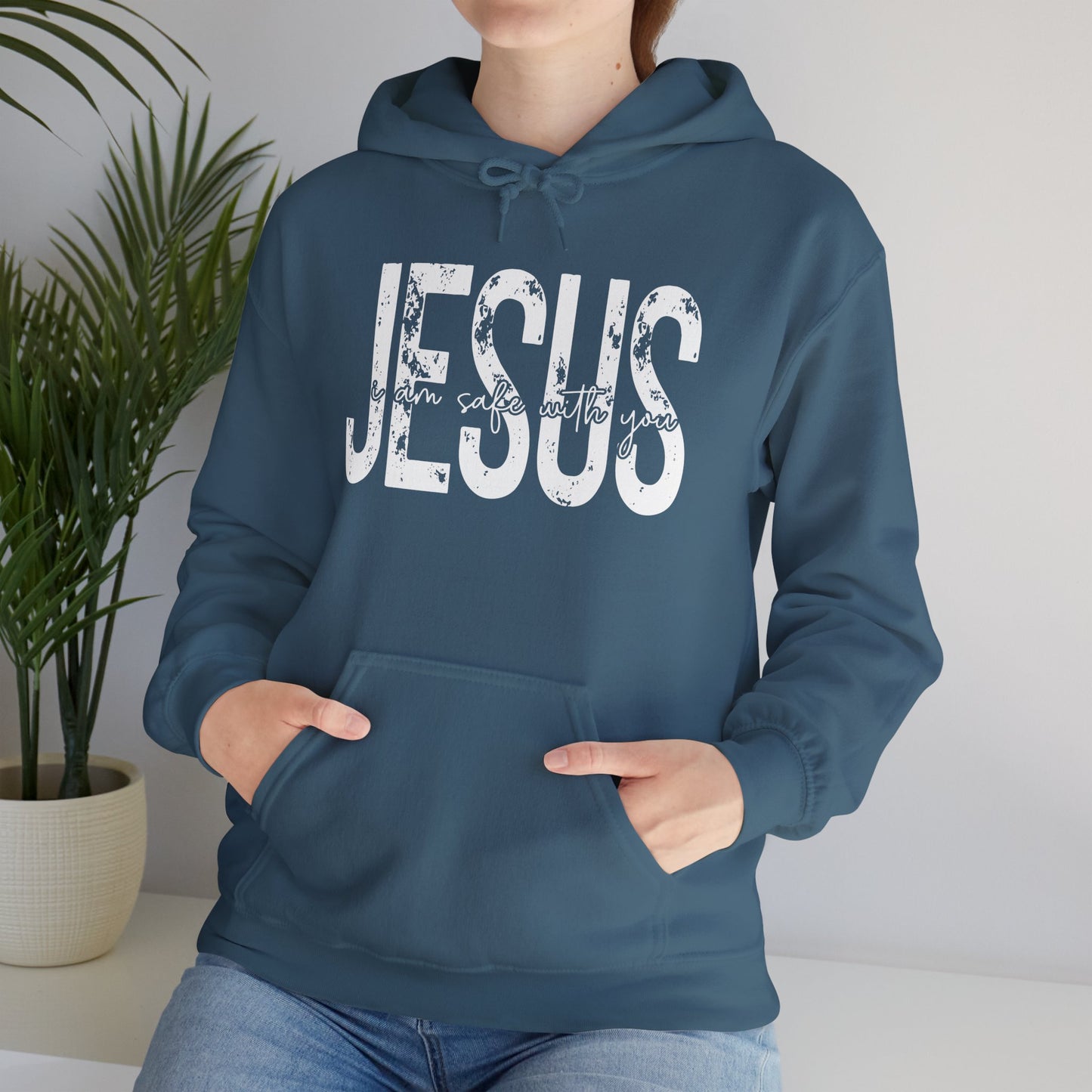 Jesus I Am Safe With You Heavy Blended Hoodie