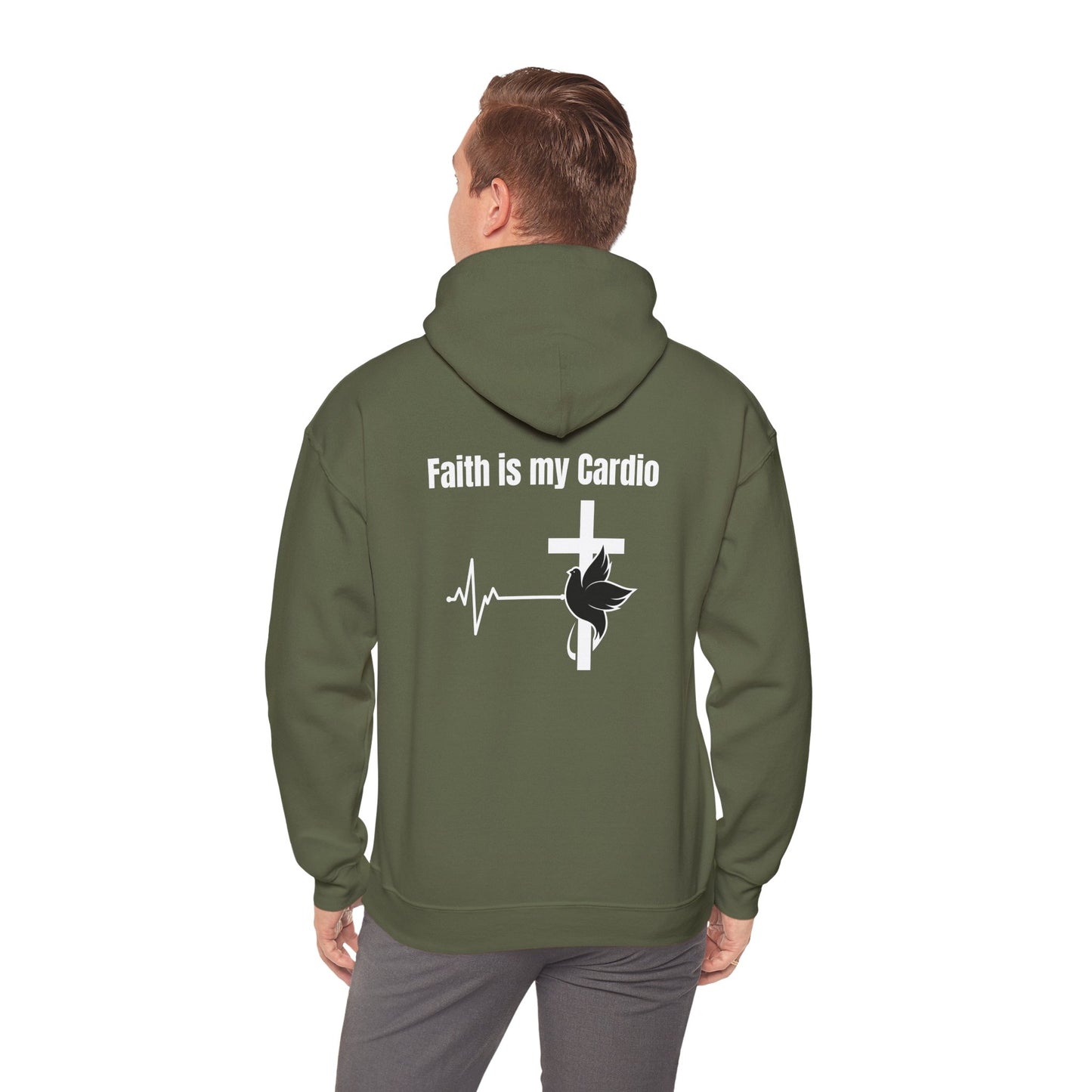 Heavy Blend Hoodie - Faith Is My Cardio