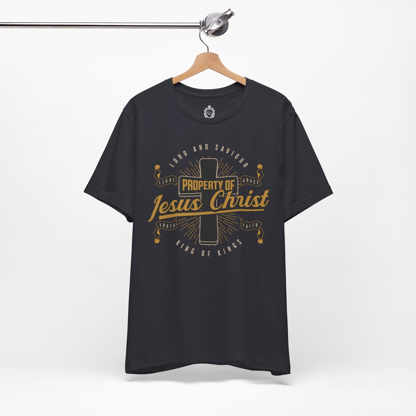 Property Of Jesus Christ Jersey Short Sleeve Tee
