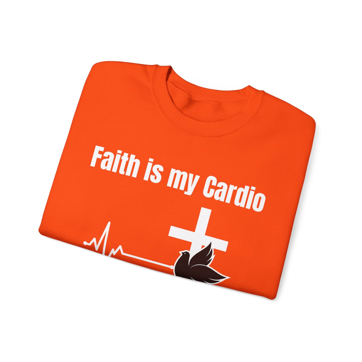 Faith Is My Cardio Heavy Blend™ Crewneck Sweatshirt