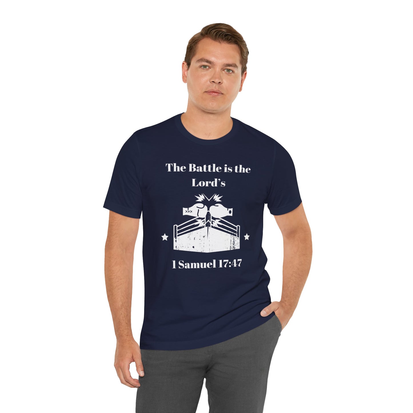 The Battle Is The Lord's Jersey Short Sleeve Tee