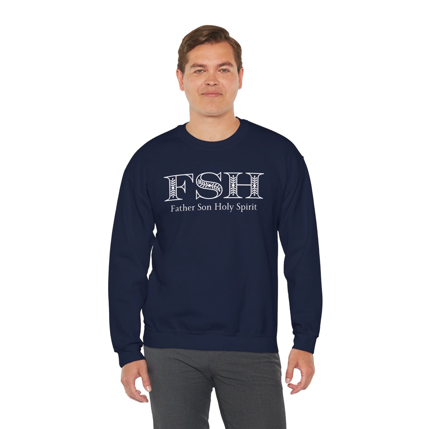 Men's Sweatshirt - Father Son Holy Spirit