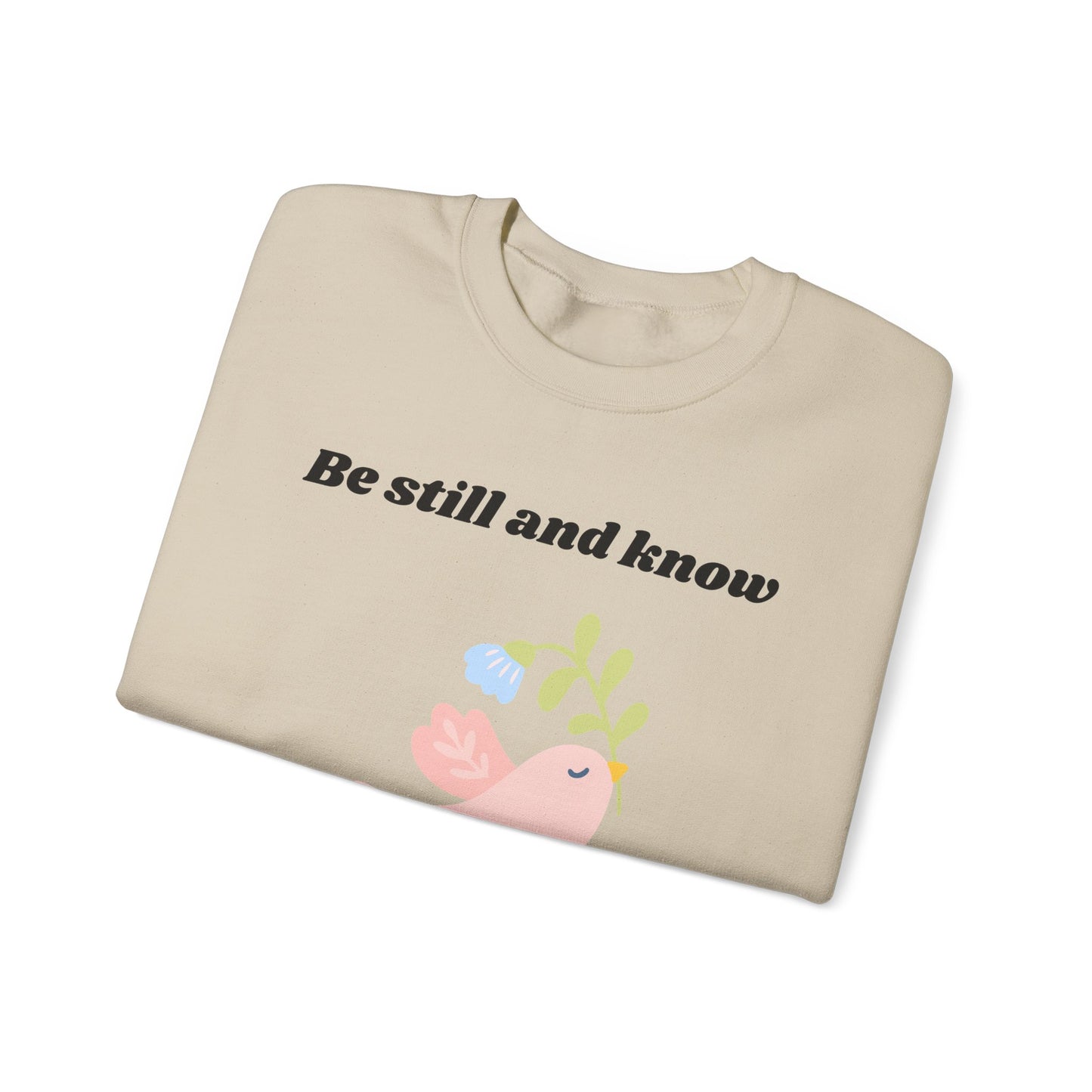 Be Still And Know Heavy Blend™ Crewneck Sweatshirt