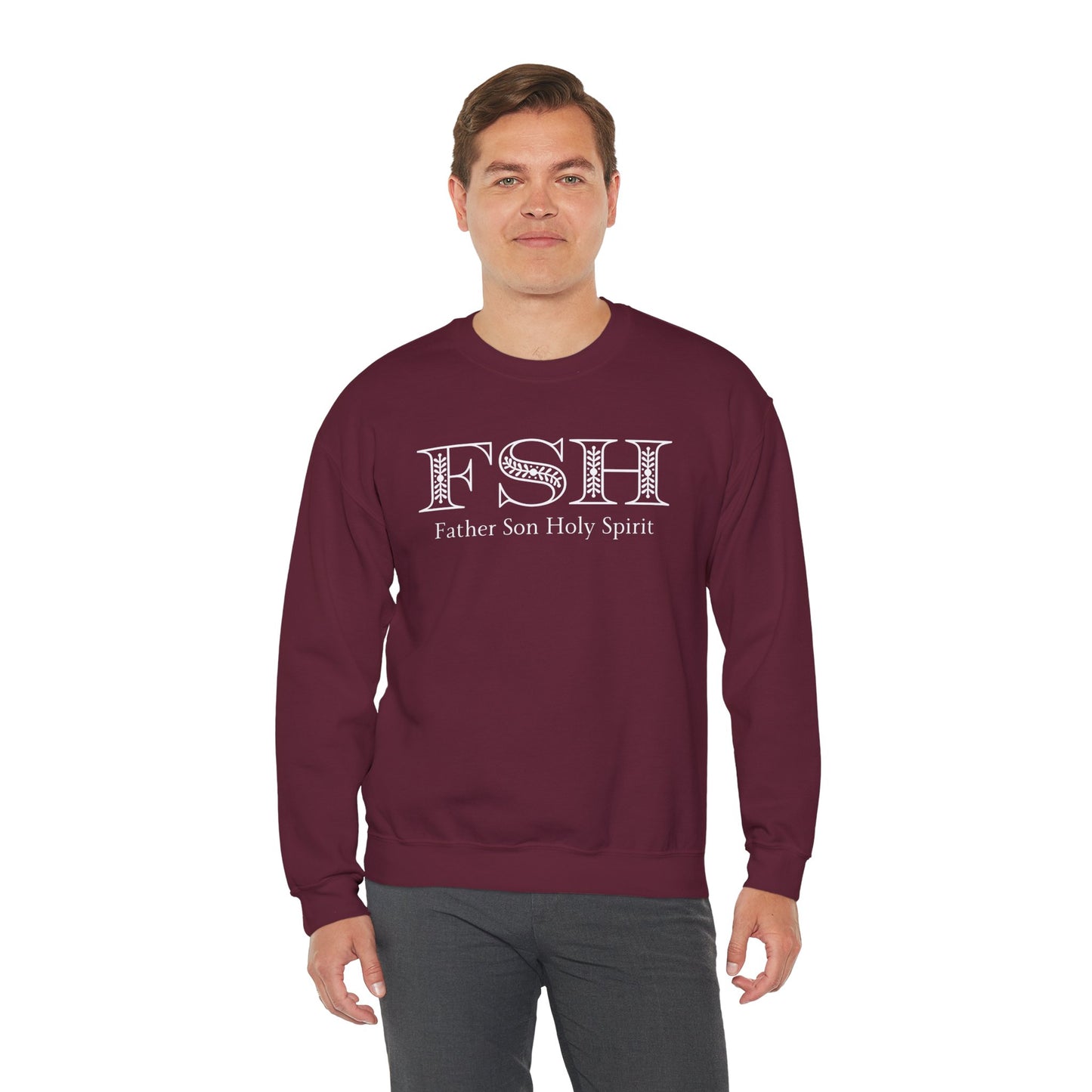 Men's Sweatshirt - Father Son Holy Spirit