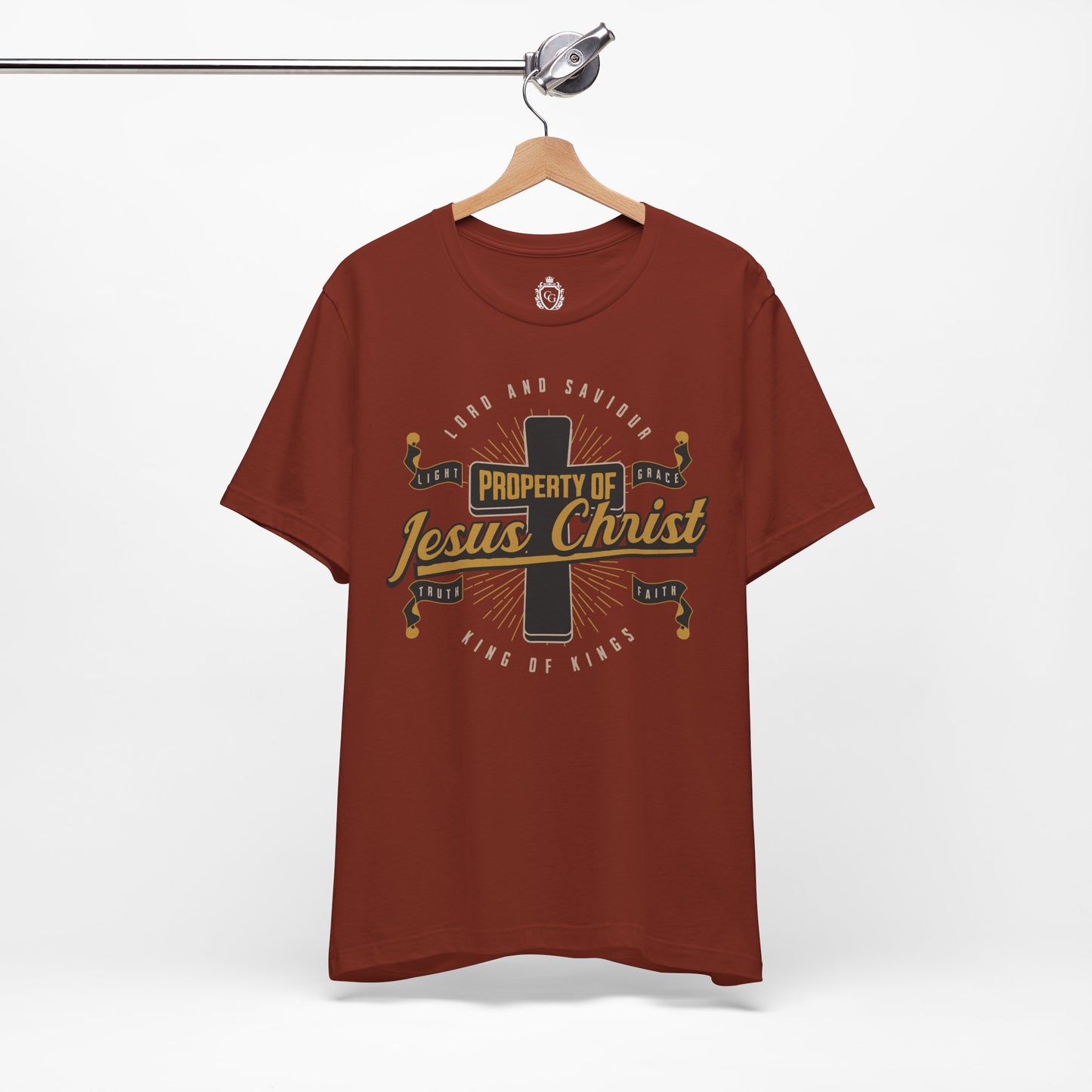Property Of Jesus Christ Jersey Short Sleeve Tee