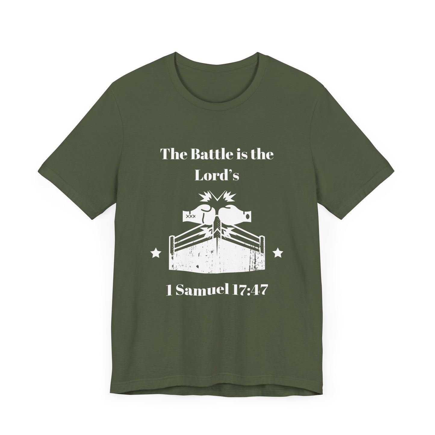 The Battle Is The Lord's Jersey Short Sleeve Tee