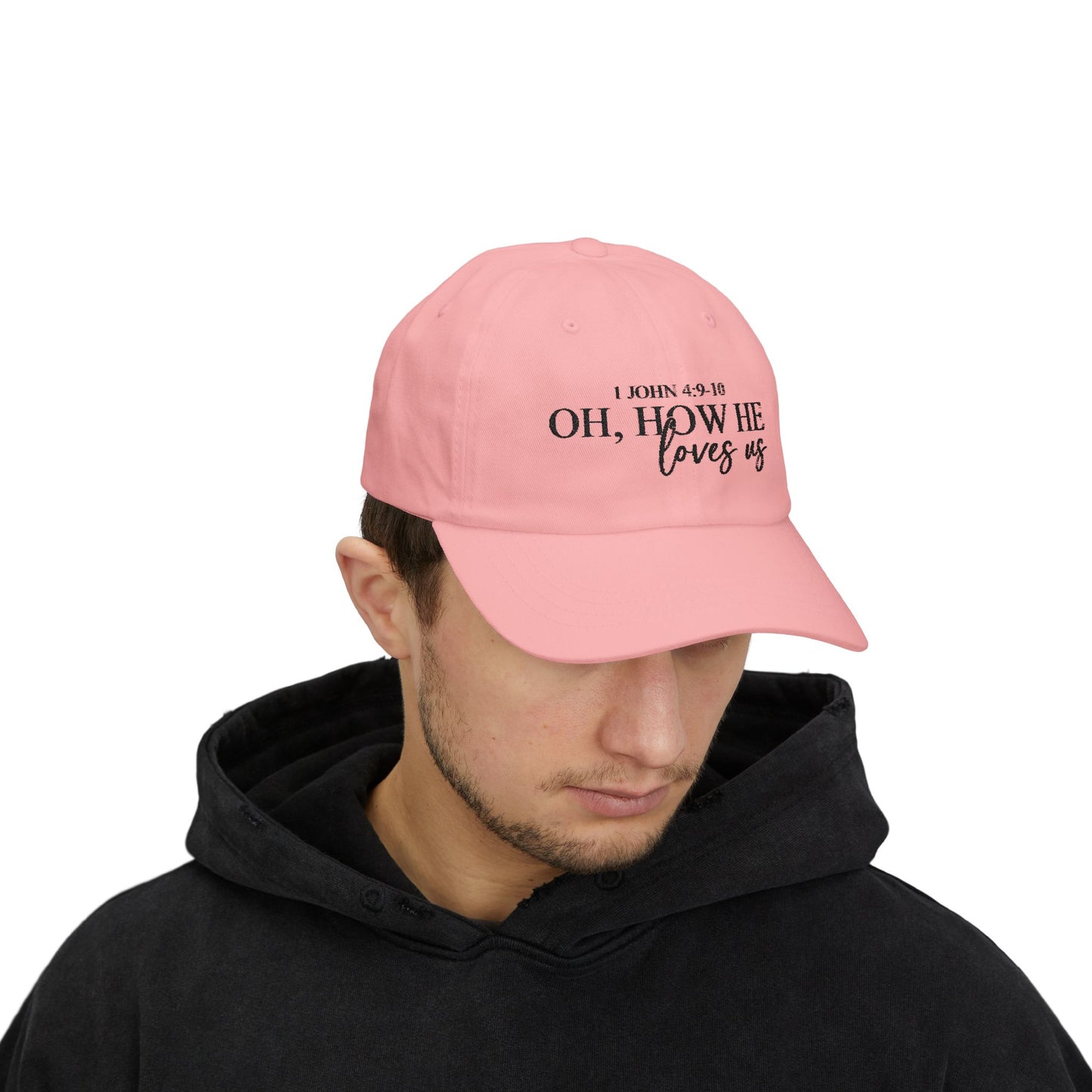 How He Loves Us Embroidered Cap
