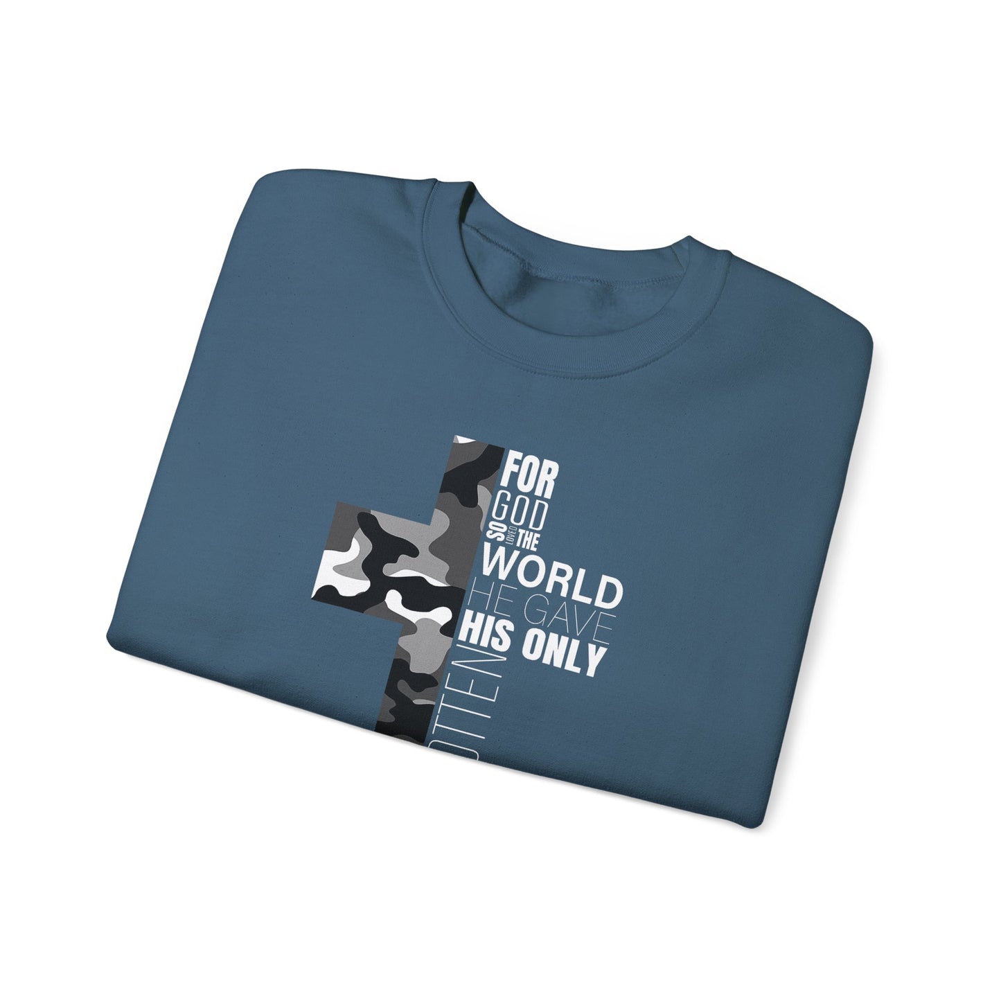 Men's Sweatshirt - For God So Loved The World