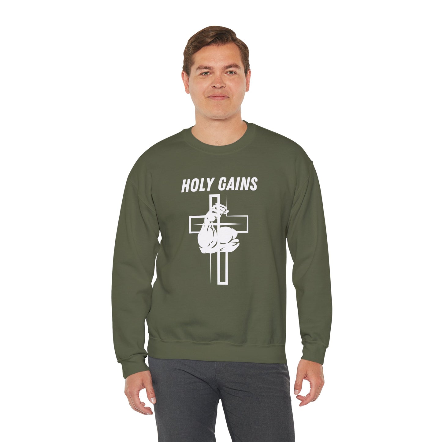 Men's Sweatshirt - Holy Gains