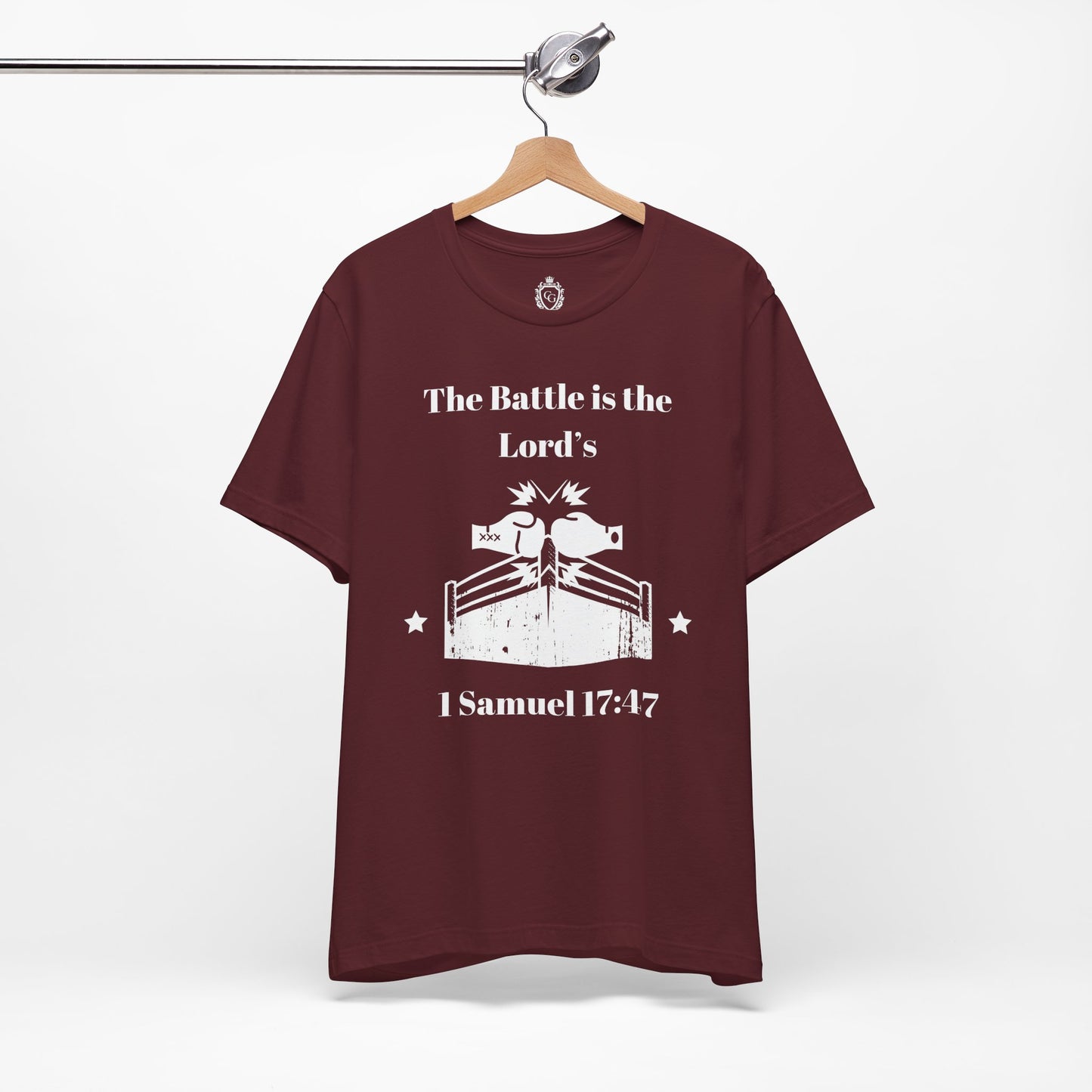 The Battle Is The Lord's Jersey Short Sleeve Tee