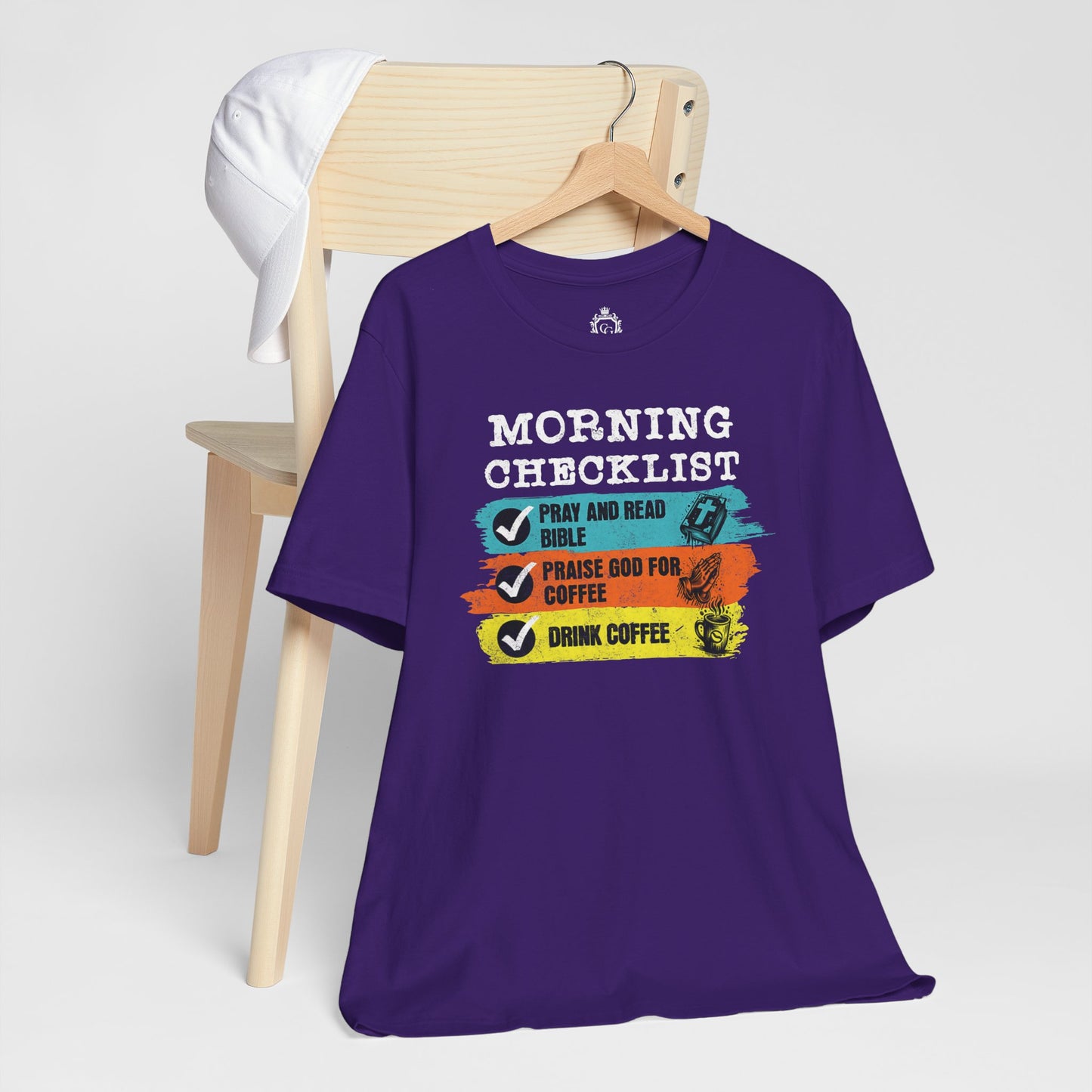 Morning Checklist Jersey Short Sleeve Tee