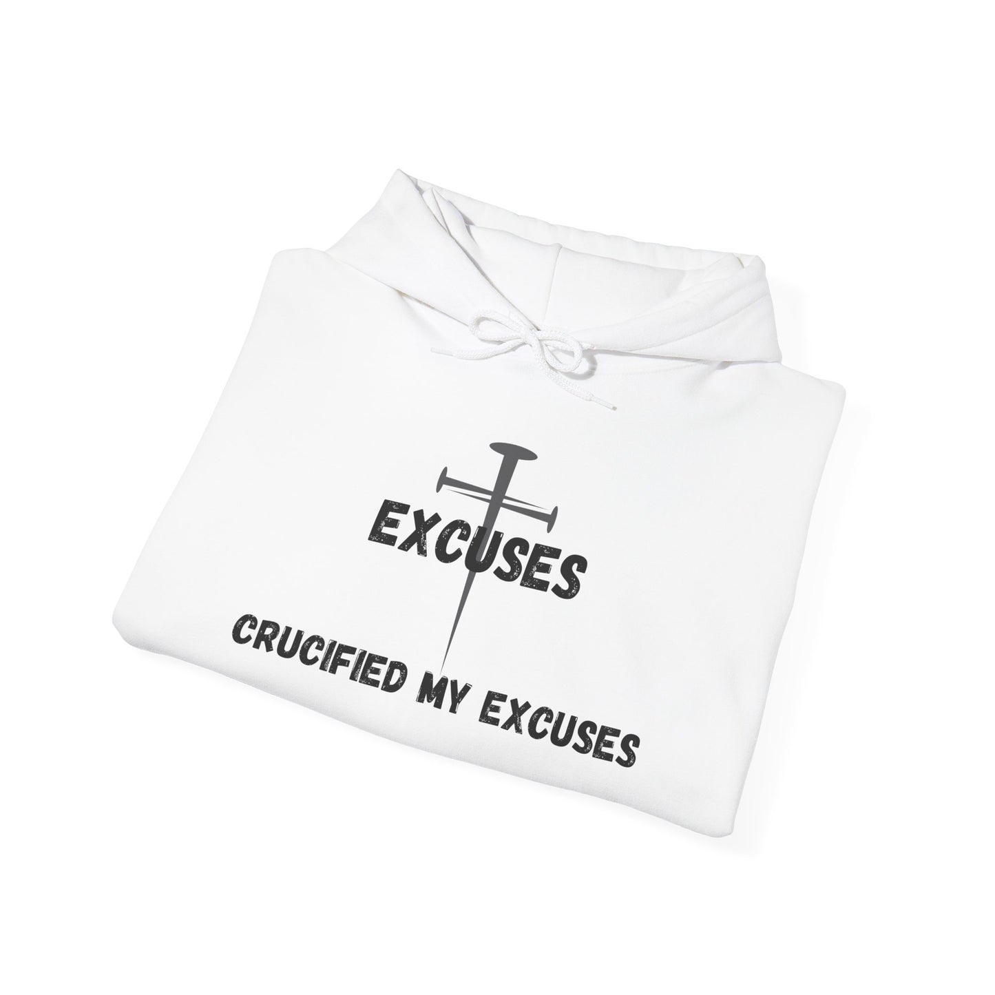 Heavy Blend Hoodie -Crucified My Excuses