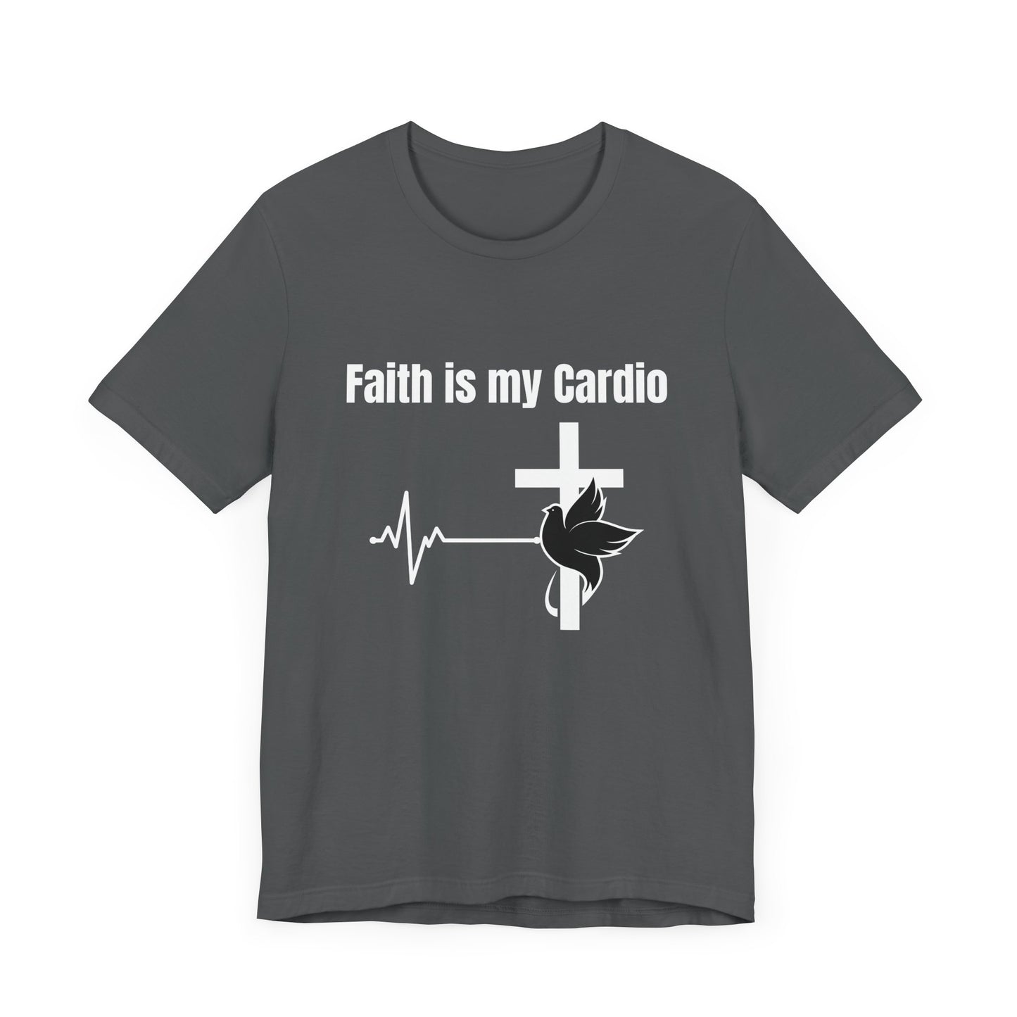 Faith Is My Cardio Jersey Short Sleeve Tee