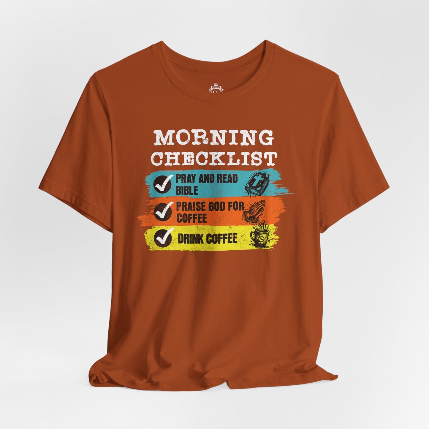 Morning Checklist Jersey Short Sleeve Tee