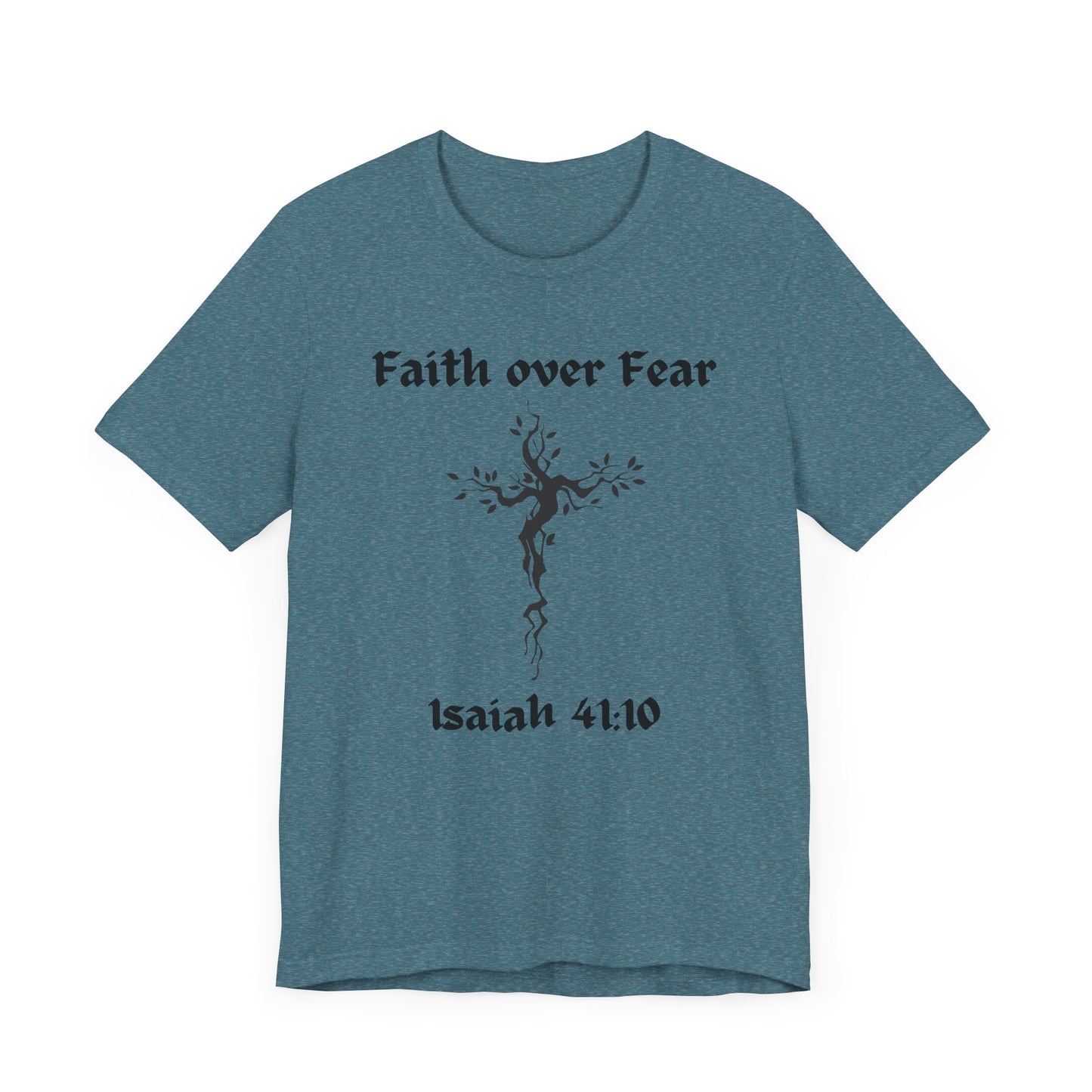 Faith Over Fear Jersey Short Sleeve Tee