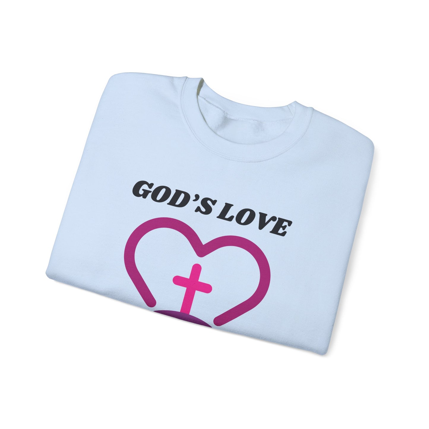 God's Love The Limit Does Not Exist Heavy Blend™ Crewneck Sweatshirt