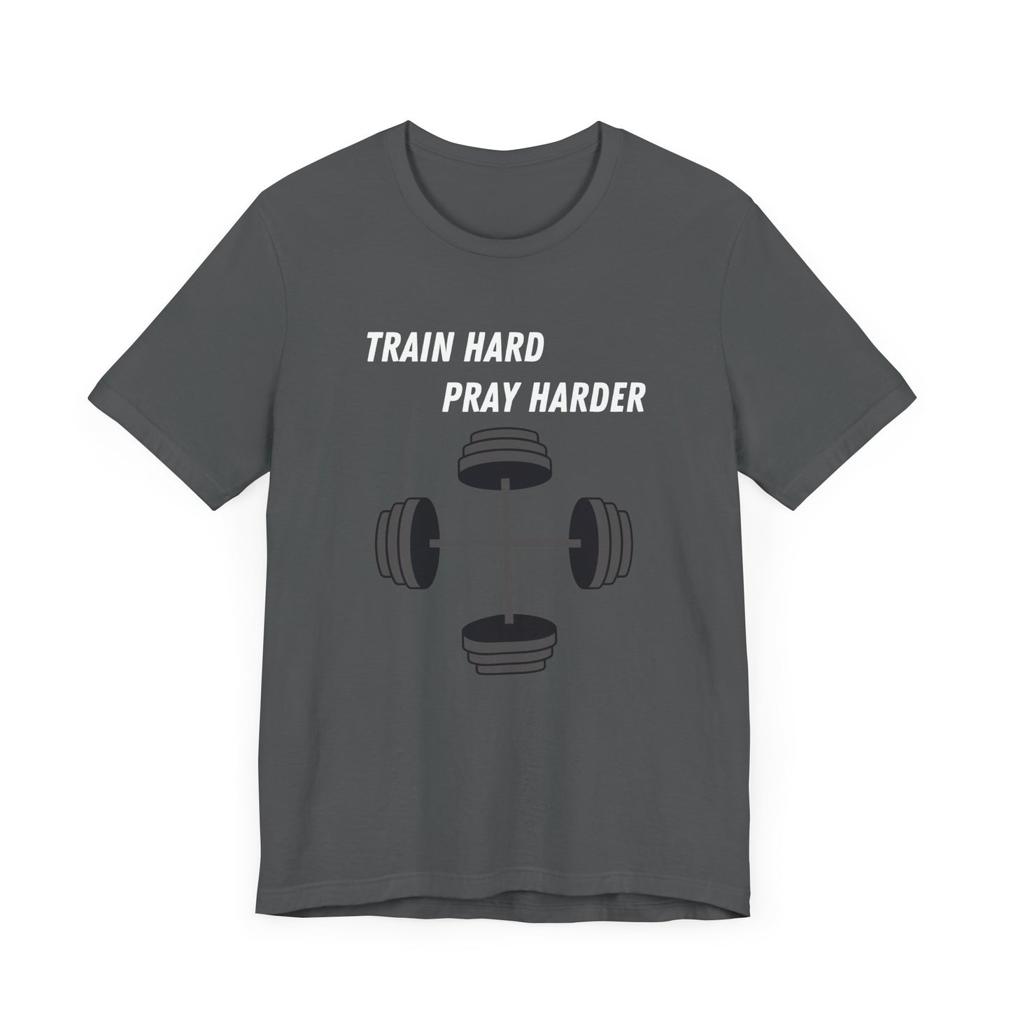 Train Hard Pray Harder Jersey Short Sleeve Tee