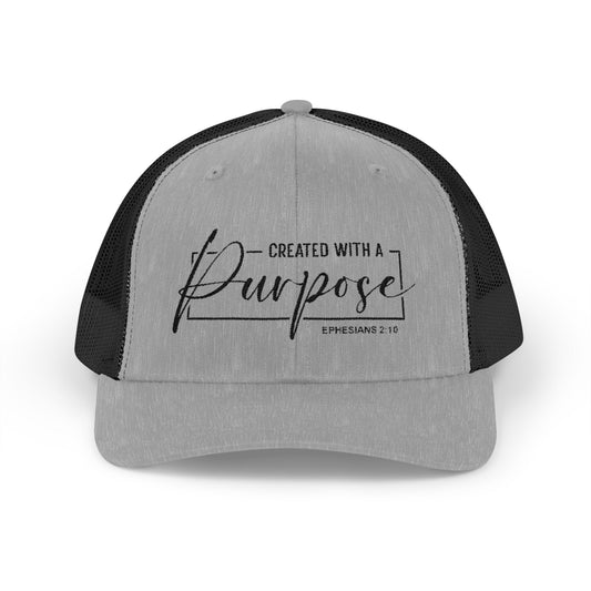 Created With A Purpose Snapback Cap
