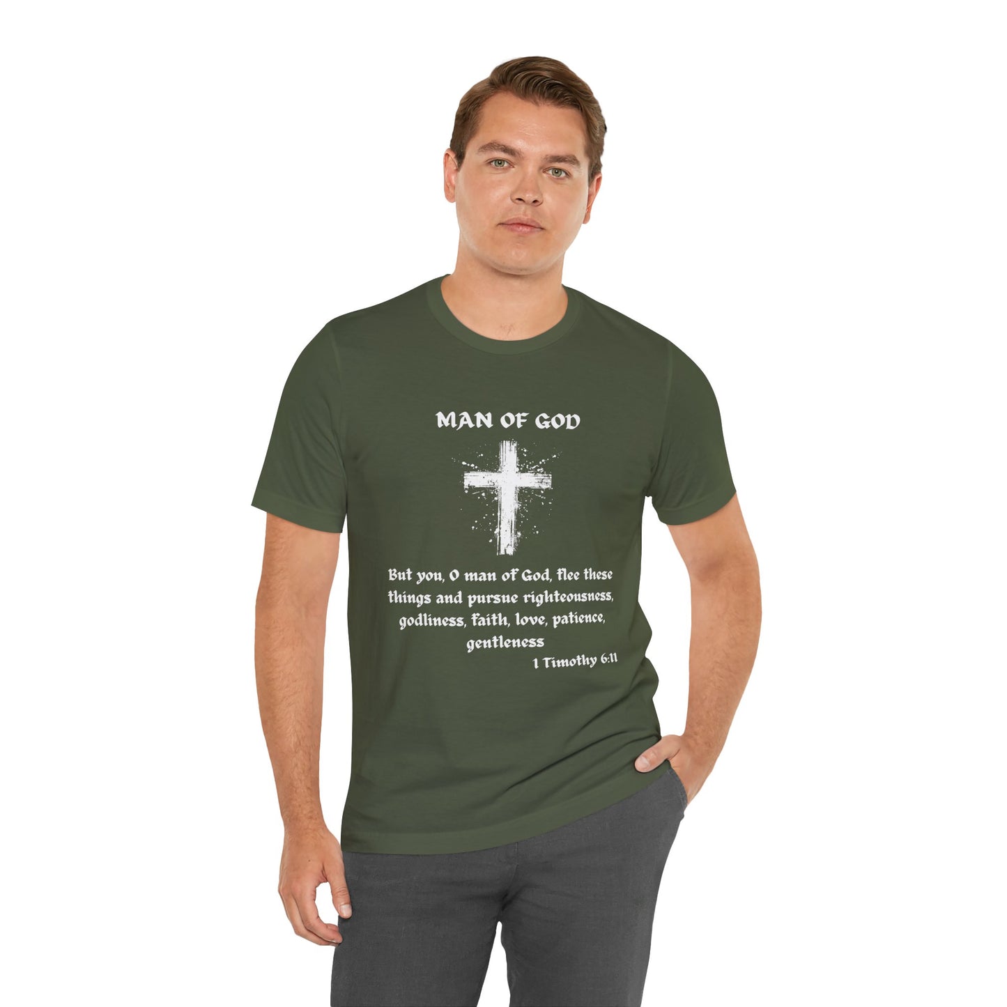 Man Of God Jersey Short Sleeve Tee