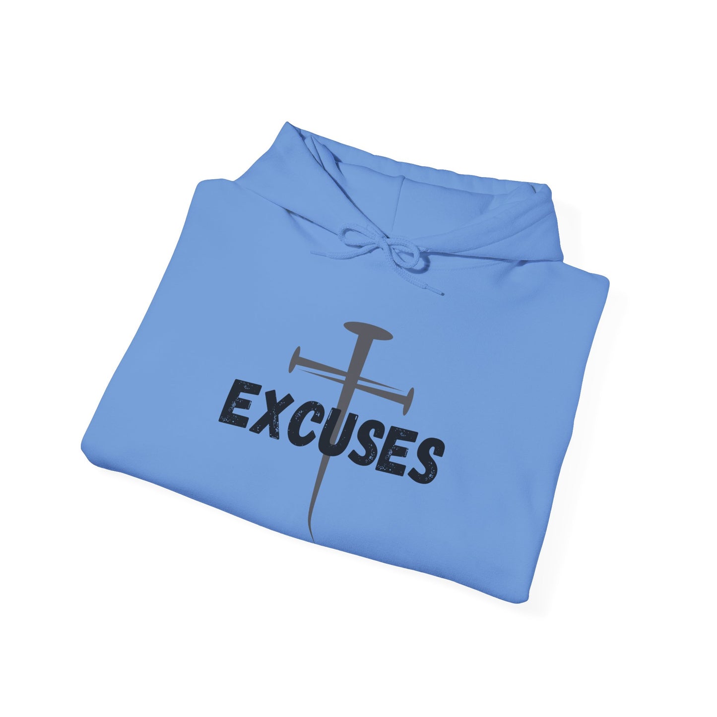 Crucified My Excuses Heavy Blend™ Hooded Sweatshirt