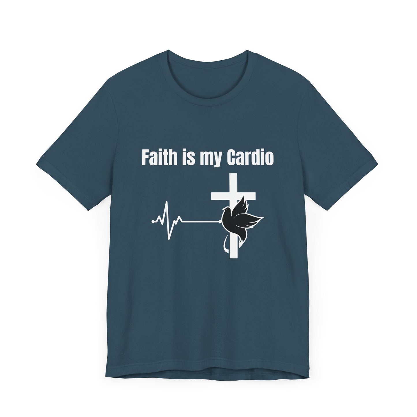 Faith Is My Cardio Jersey Short Sleeve Tee