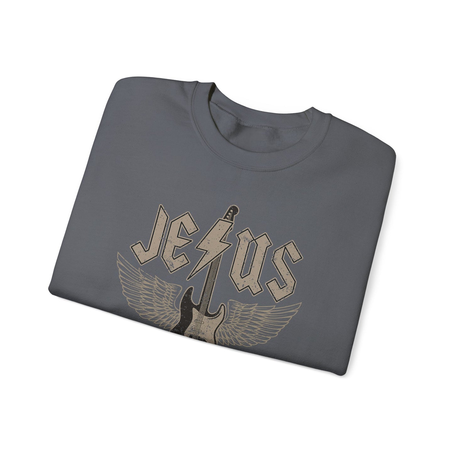 Men's Sweatshirt - Jesus Highway To Heaven