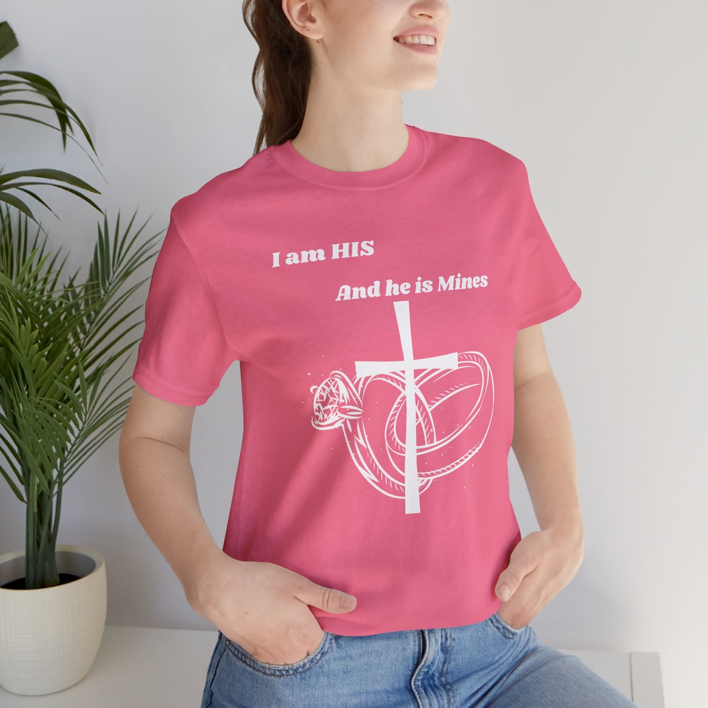 I Am His And He Is Mines Jersey Short Sleeve Tee