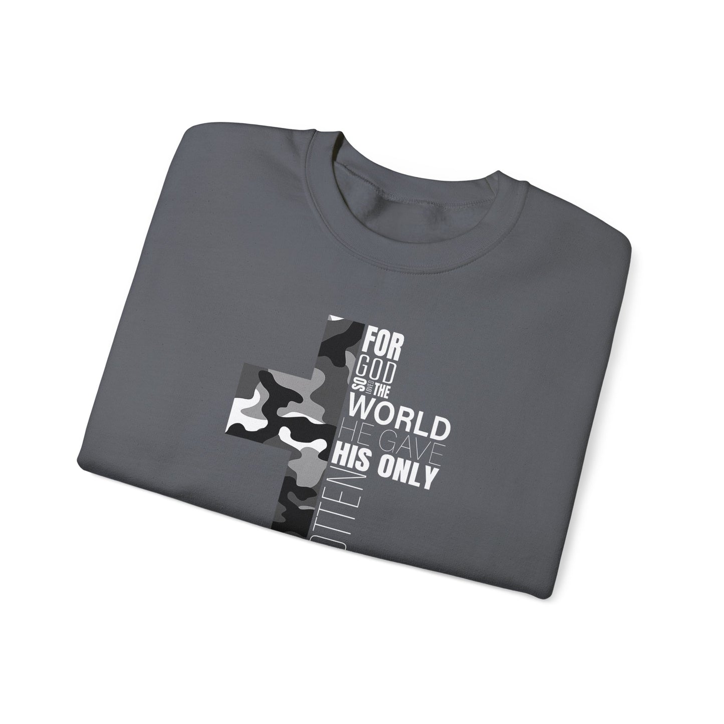 Men's Sweatshirt - For God So Loved The World