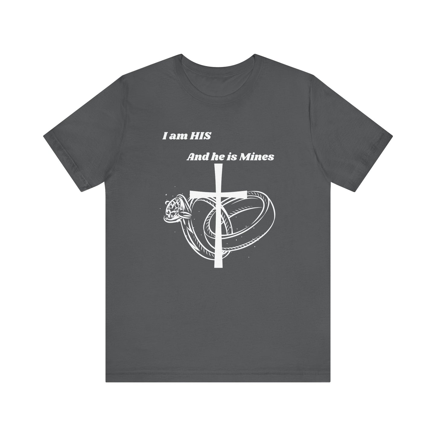 I Am His And He Is Mines Jersey Short Sleeve Tee