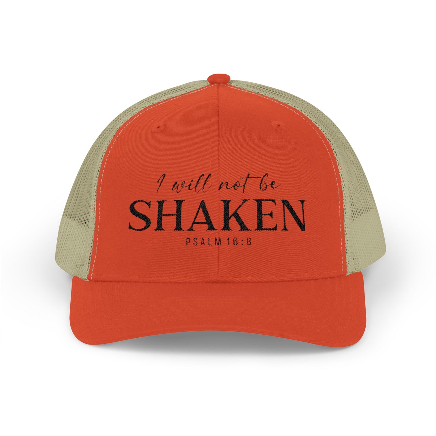 I Will Not Be Shaken Snapback Cap