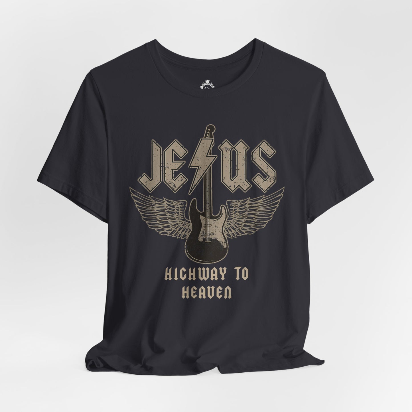 Jesus Highway To Heaven Jersey Short Sleeve Tee