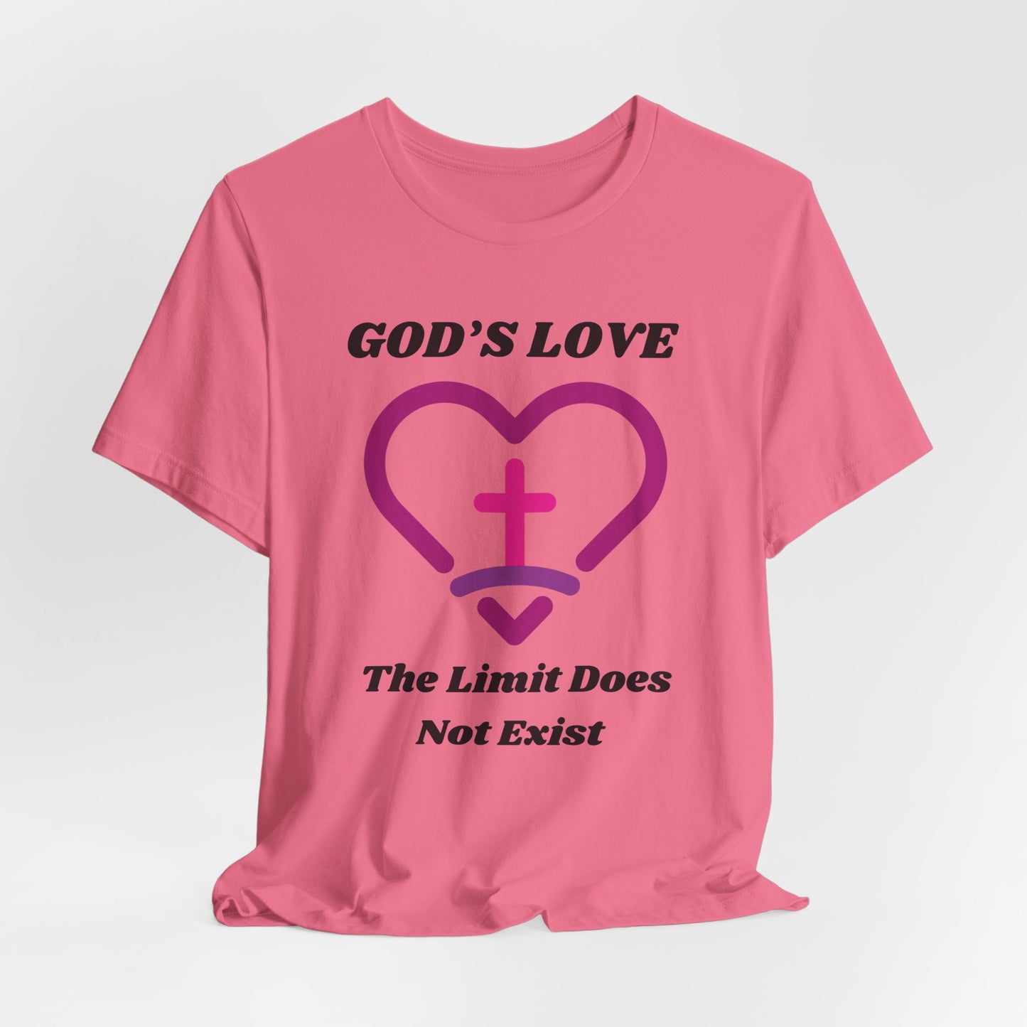 God's Love The Limit Does Not Exist Jersey Short Sleeve Tee