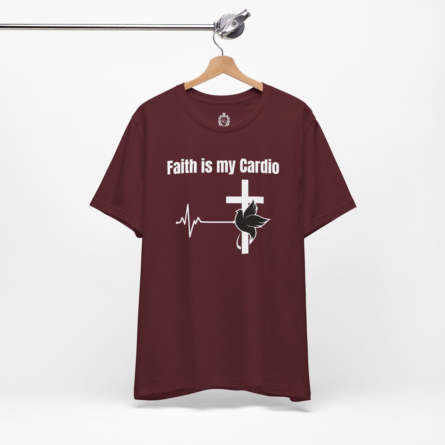 Faith Is My Cardio Jersey Short Sleeve Tee