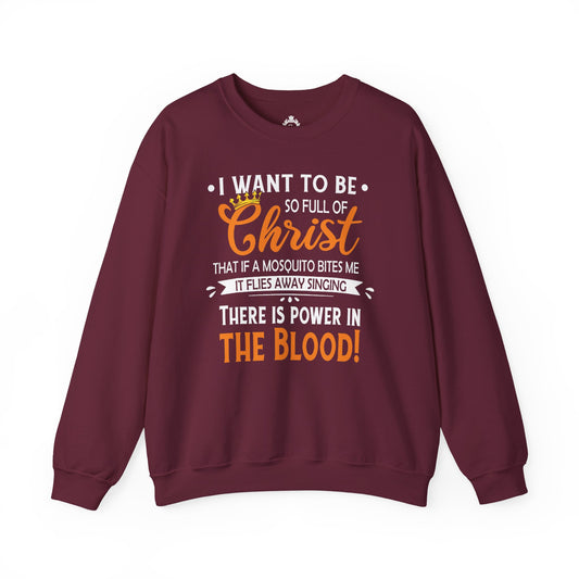 Mosquito Bite Power In The Blood Women Sweatshirt