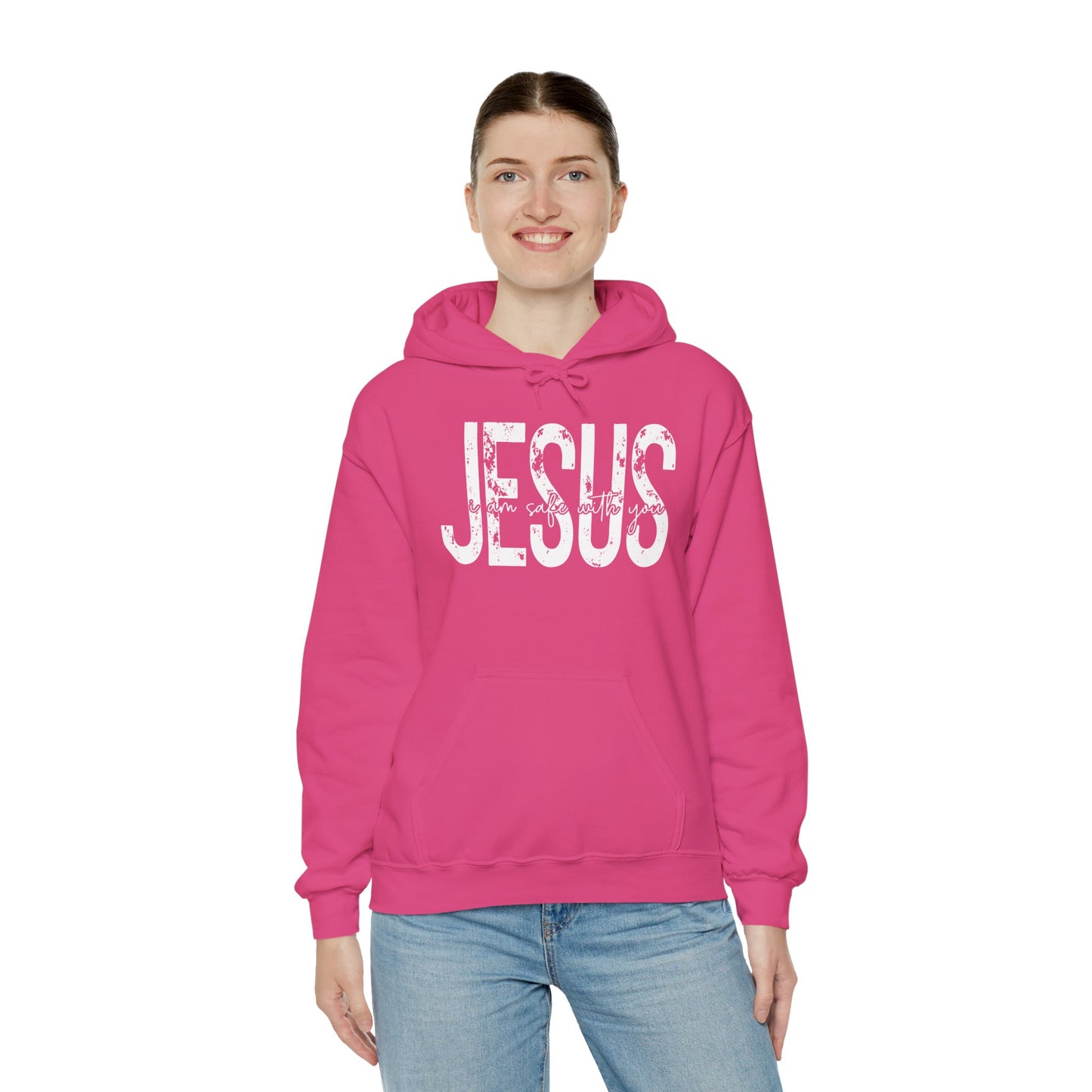 Jesus I Am Safe With You Heavy Blended Hoodie
