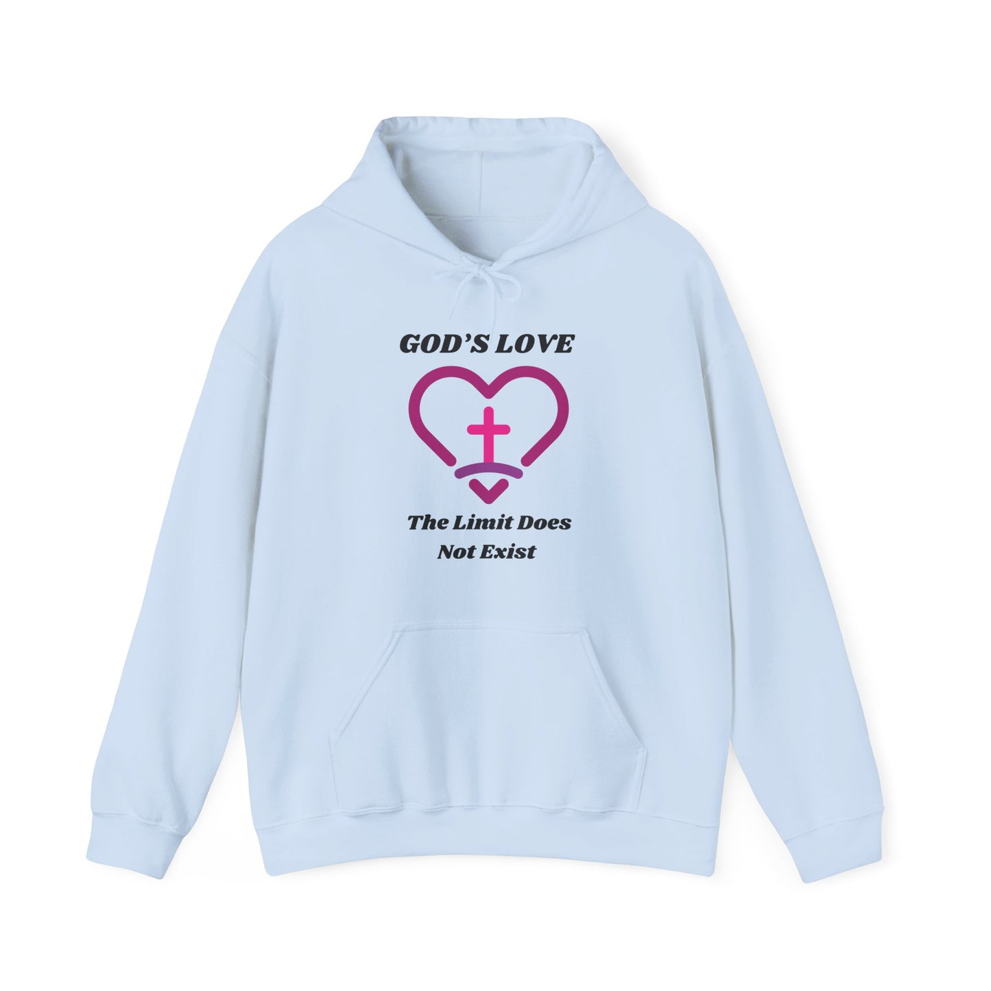 God's Love The Limit Does Not Exist Heavy Blend™ Hooded Sweatshirt