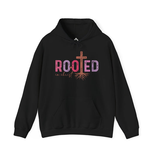 Rooted In Christ Heavy Blended Hoodie