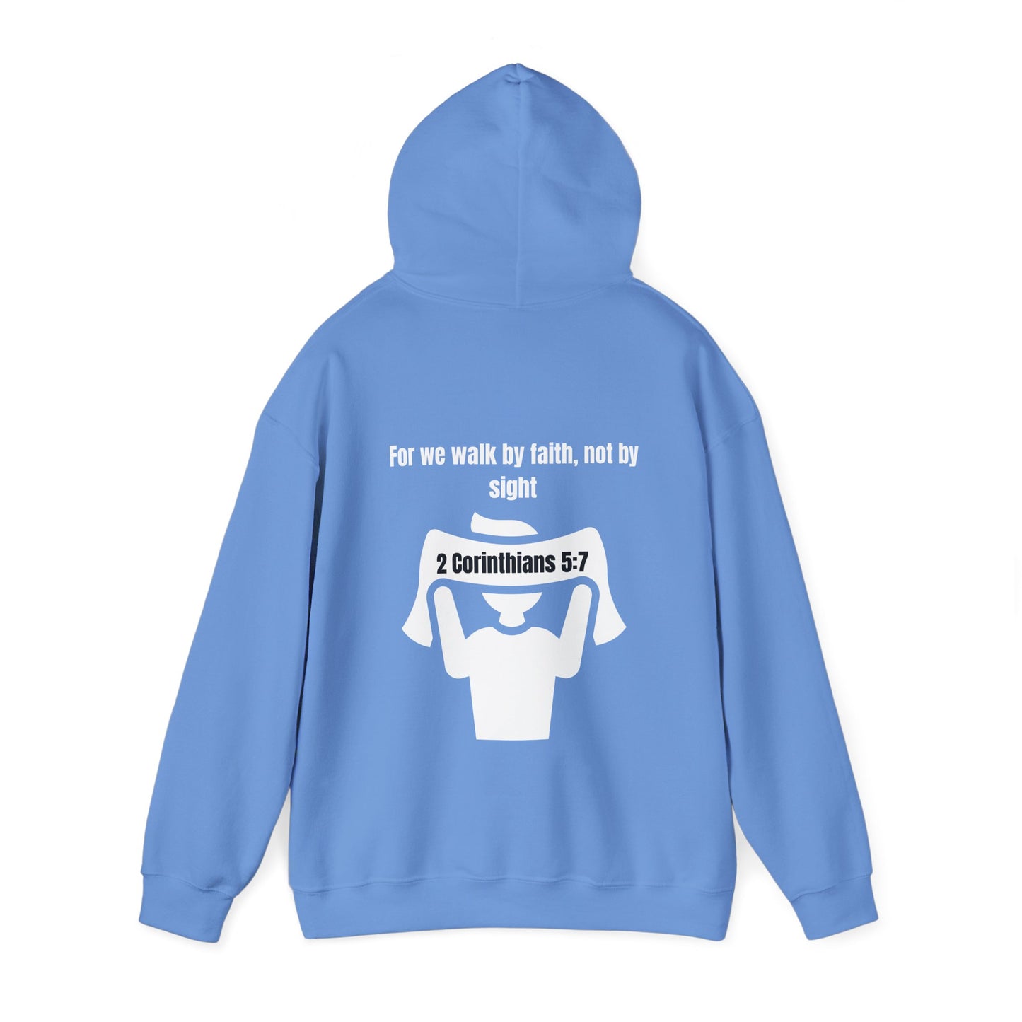 Walk by Faith Heavy Blend™ Hooded Sweatshirt