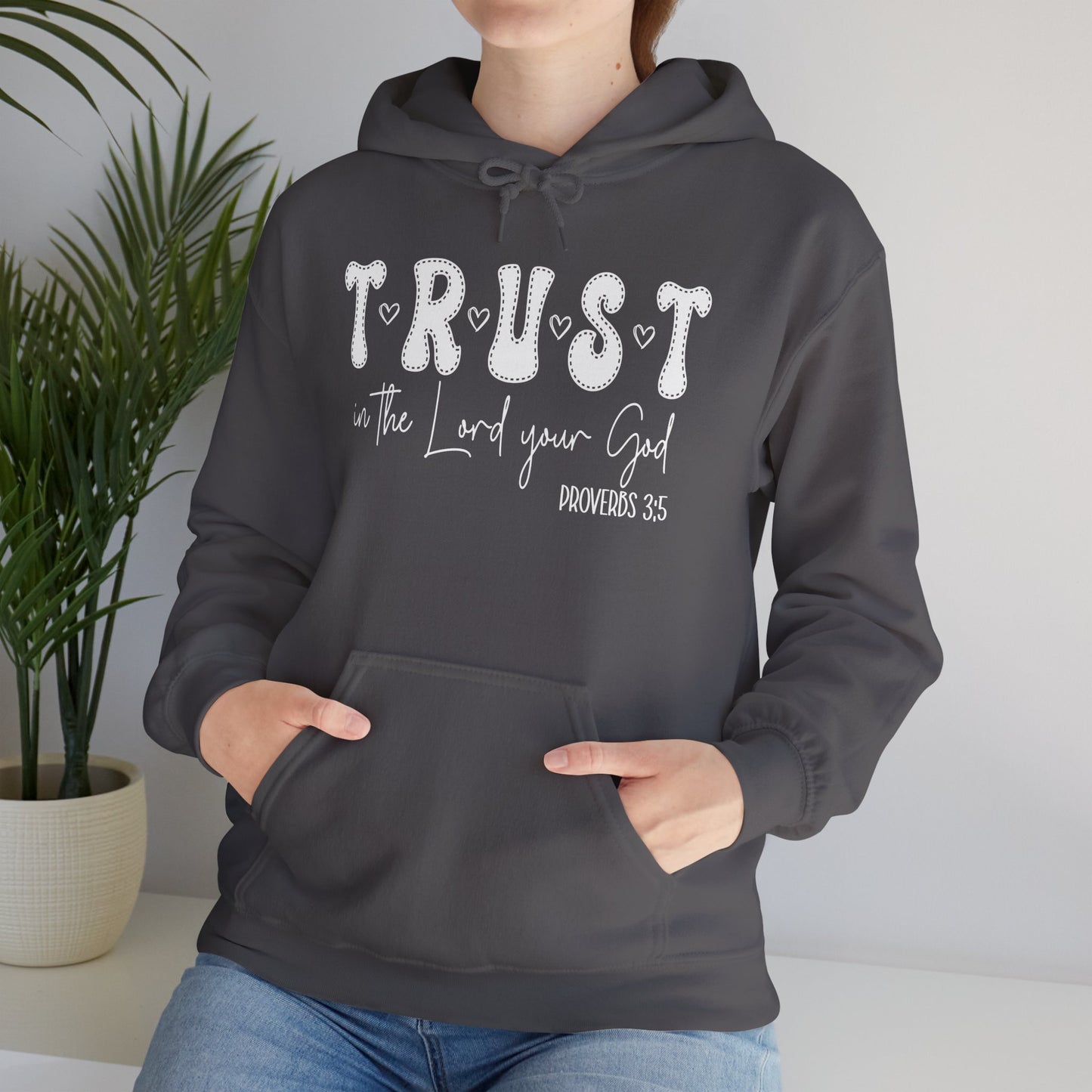 Trust In The Lord Heavy Blended Hoodie