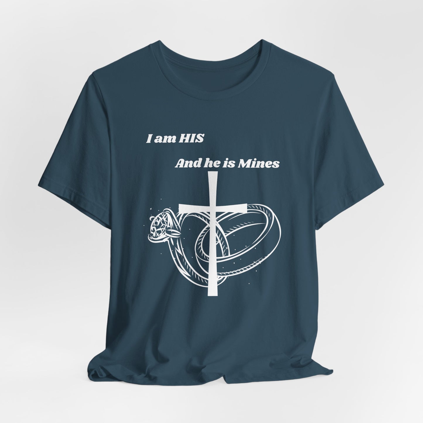 I Am His And He Is Mines Jersey Short Sleeve Tee