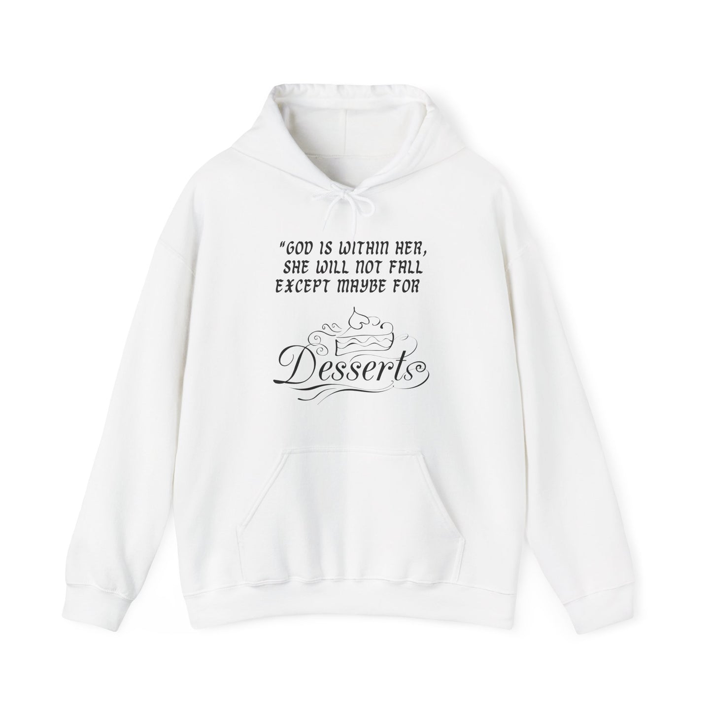 God Is Within Her Heavy Blend™ Hooded Sweatshirt